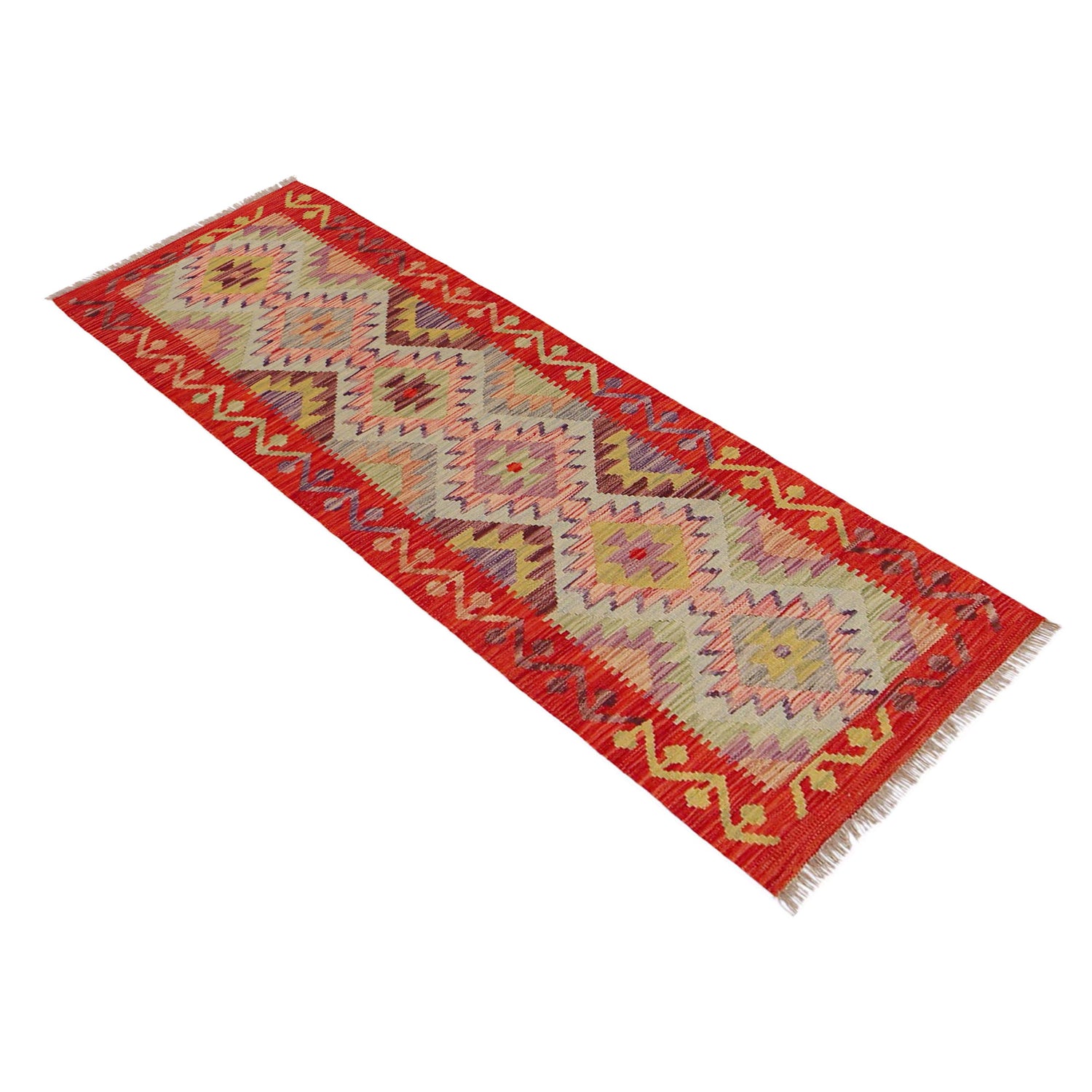 Vegetable Kilim Runner 2' 0" x 6' 6" (ft)- No. P36206