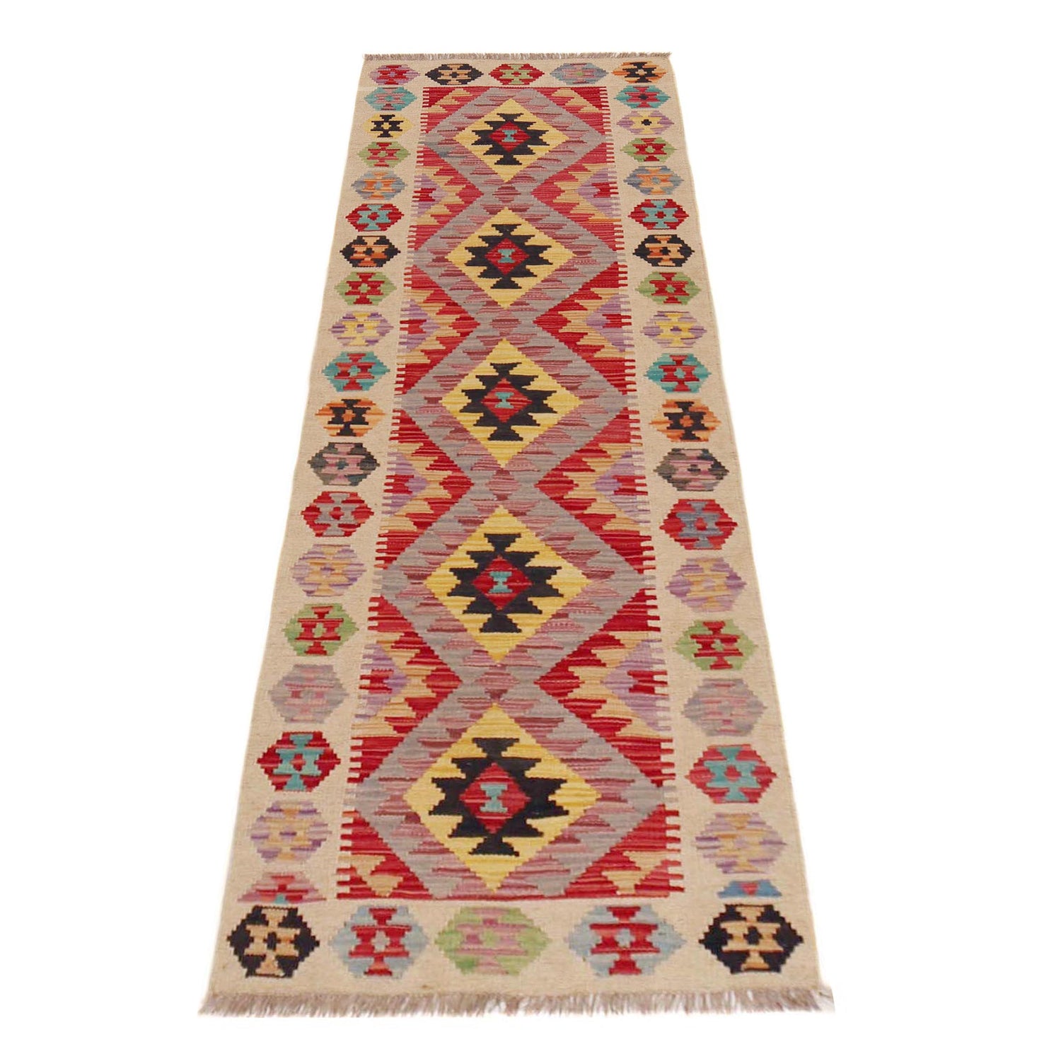 Vegetable Kelim Runner 1' 11" x 6' 7" (ft)- No. P36207