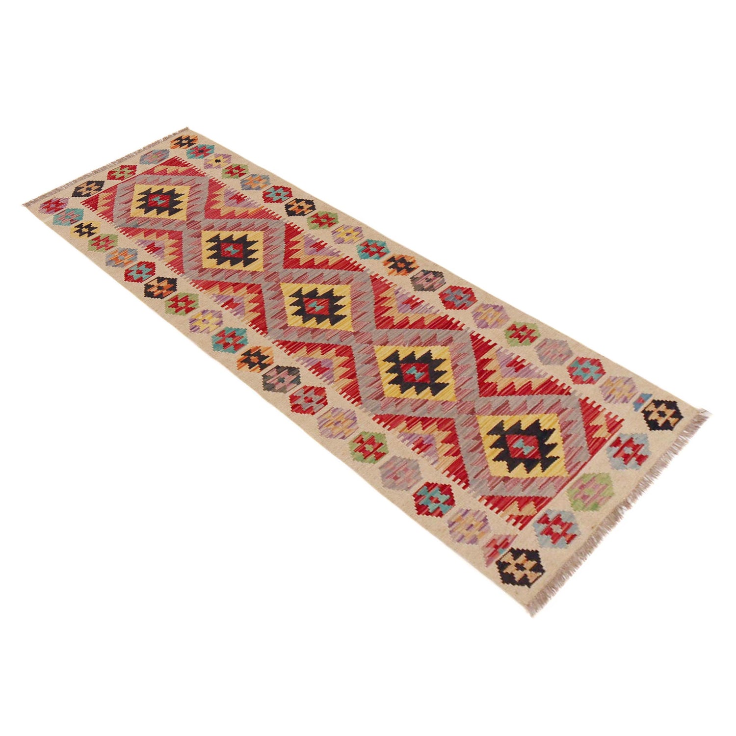 Vegetable Kelim Runner 1' 11" x 6' 7" (ft)- No. P36207