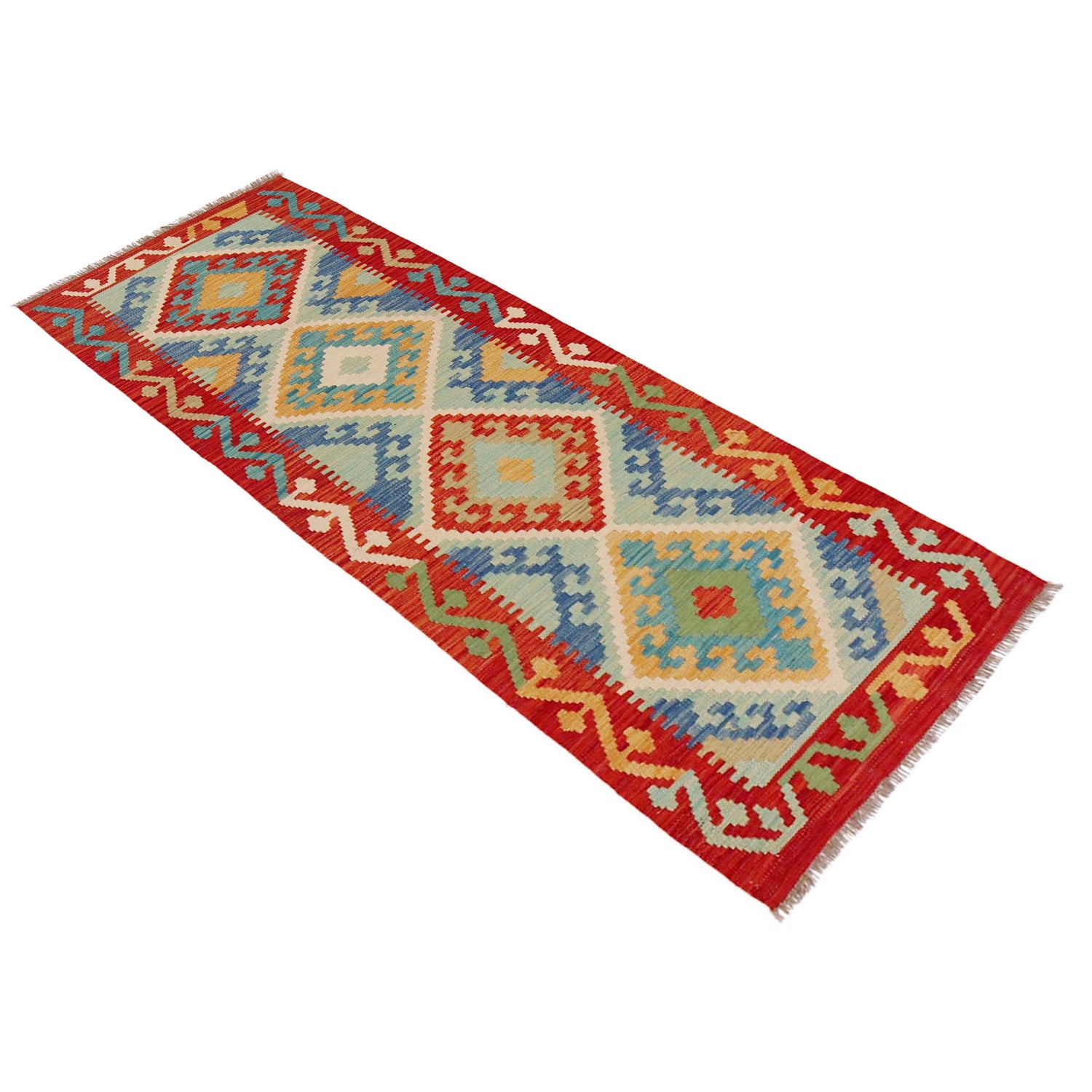 Vegetable Kilim Runner 2' 1" x 6' 4" (ft)- No. P36208