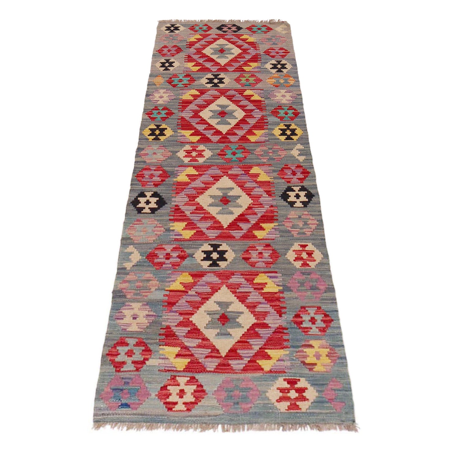 Vegetable Kelim Runner 2' 0" x 6' 5" (ft)- No. P36209