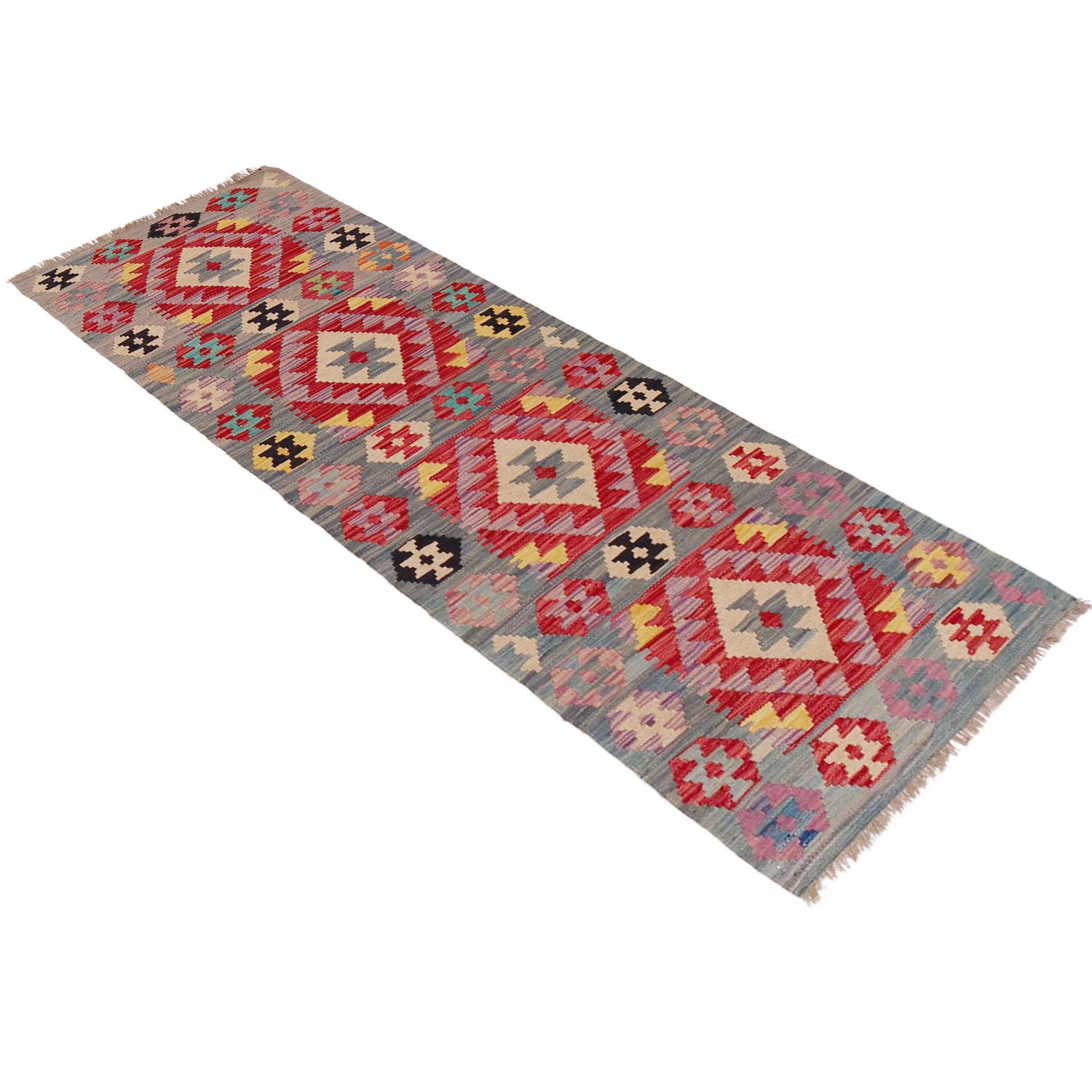 Vegetable Kelim Runner 2' 0" x 6' 5" (ft)- No. P36209