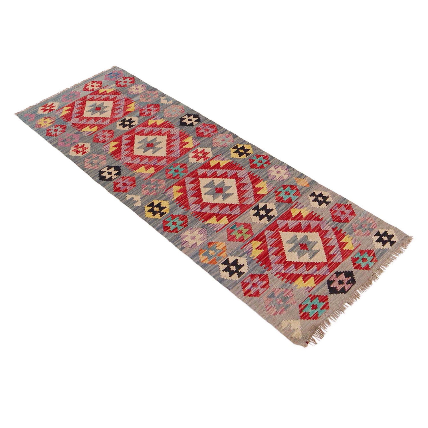 Vegetable Kelim Runner 2' 0" x 6' 5" (ft)- No. P36209