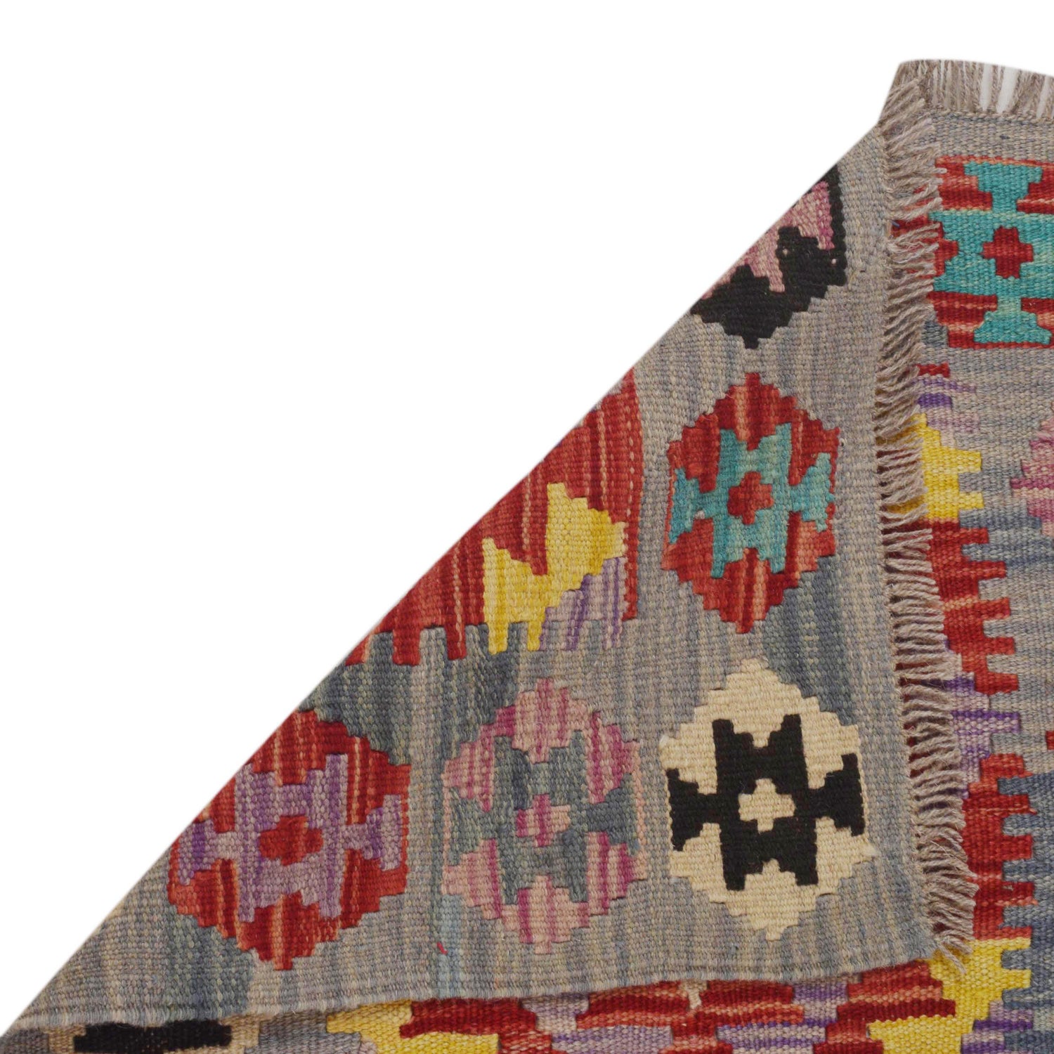 Vegetable Kelim Runner 2' 0" x 6' 5" (ft)- No. P36209