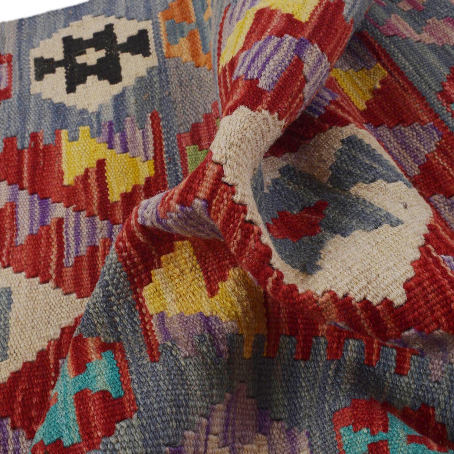 Vegetable Kelim Runner 2' 0" x 6' 5" (ft)- No. P36209