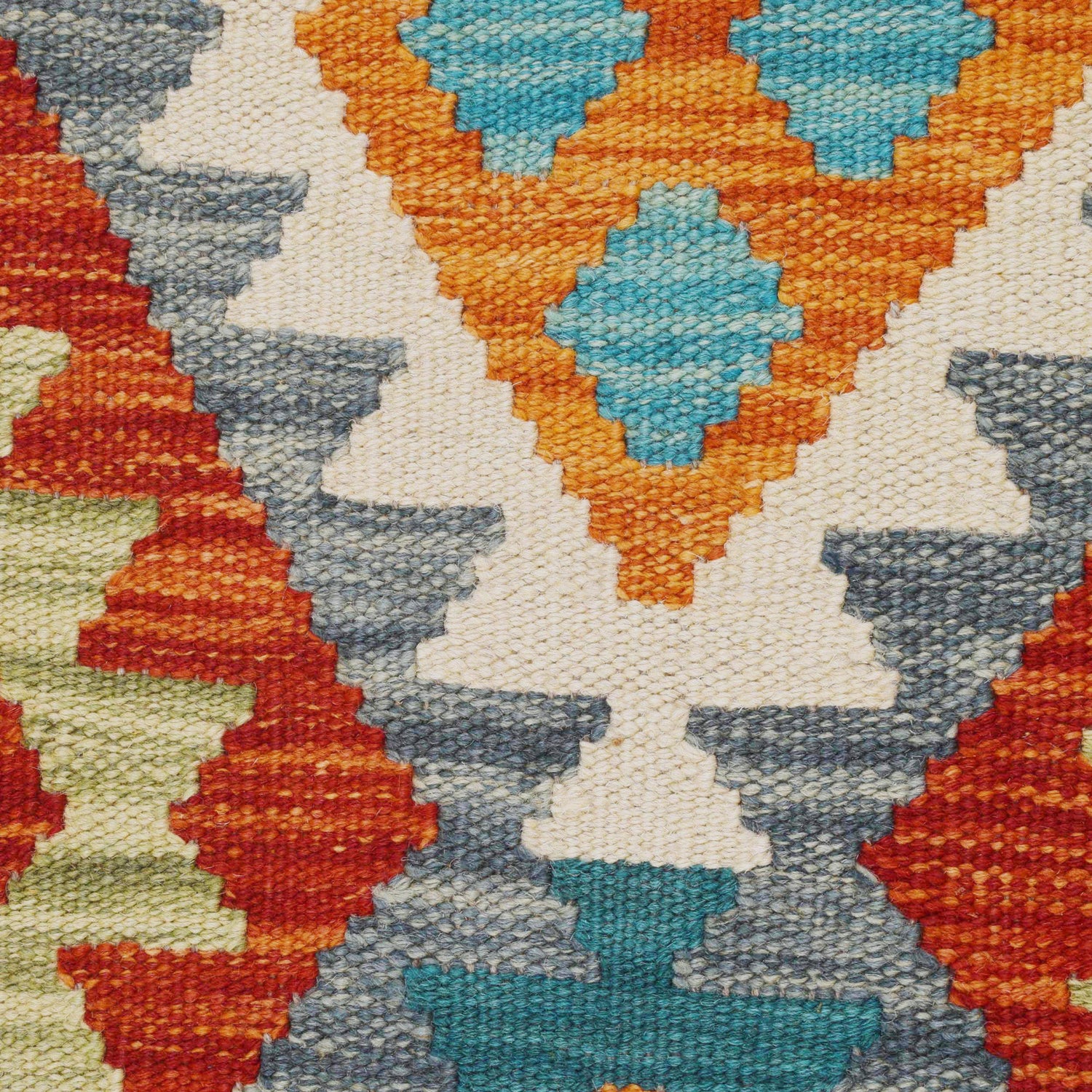 Vegetable Kelim Runner 2' 0" x 6' 4" (ft)- No. P36211