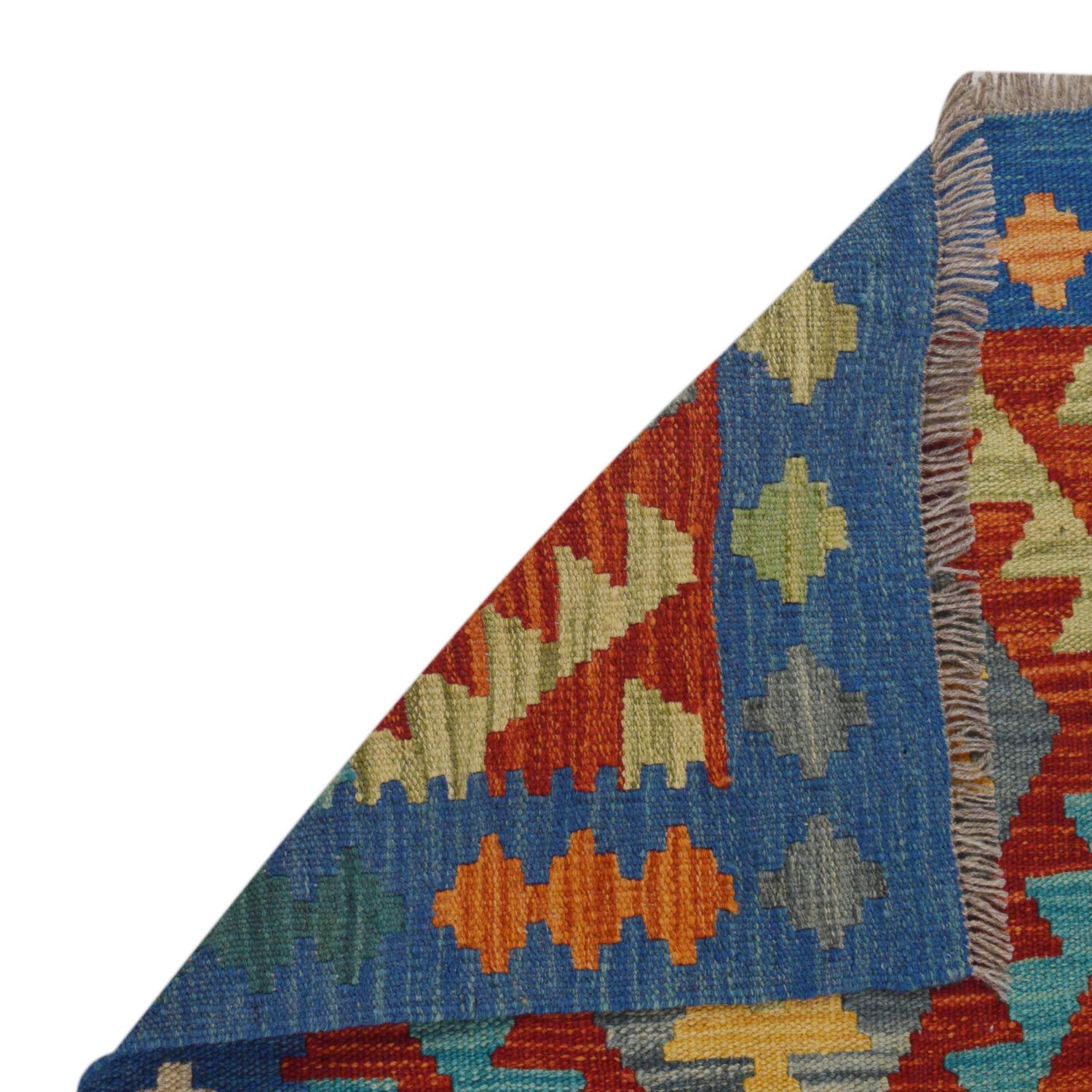 Vegetable Kelim Runner 2' 0" x 6' 4" (ft)- No. P36211