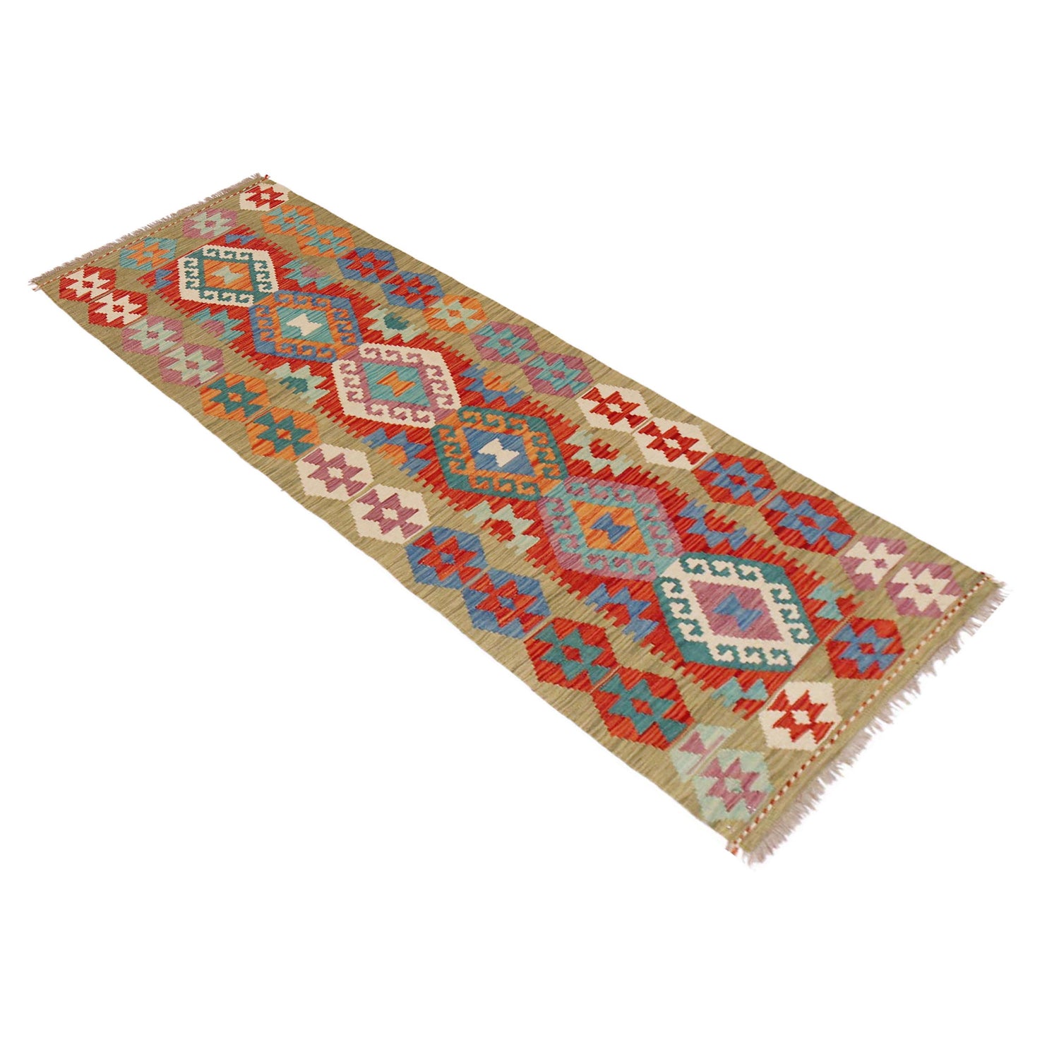 Vegetable Kilim Runner 2' 0" x 6' 9" (ft)- No. P36212