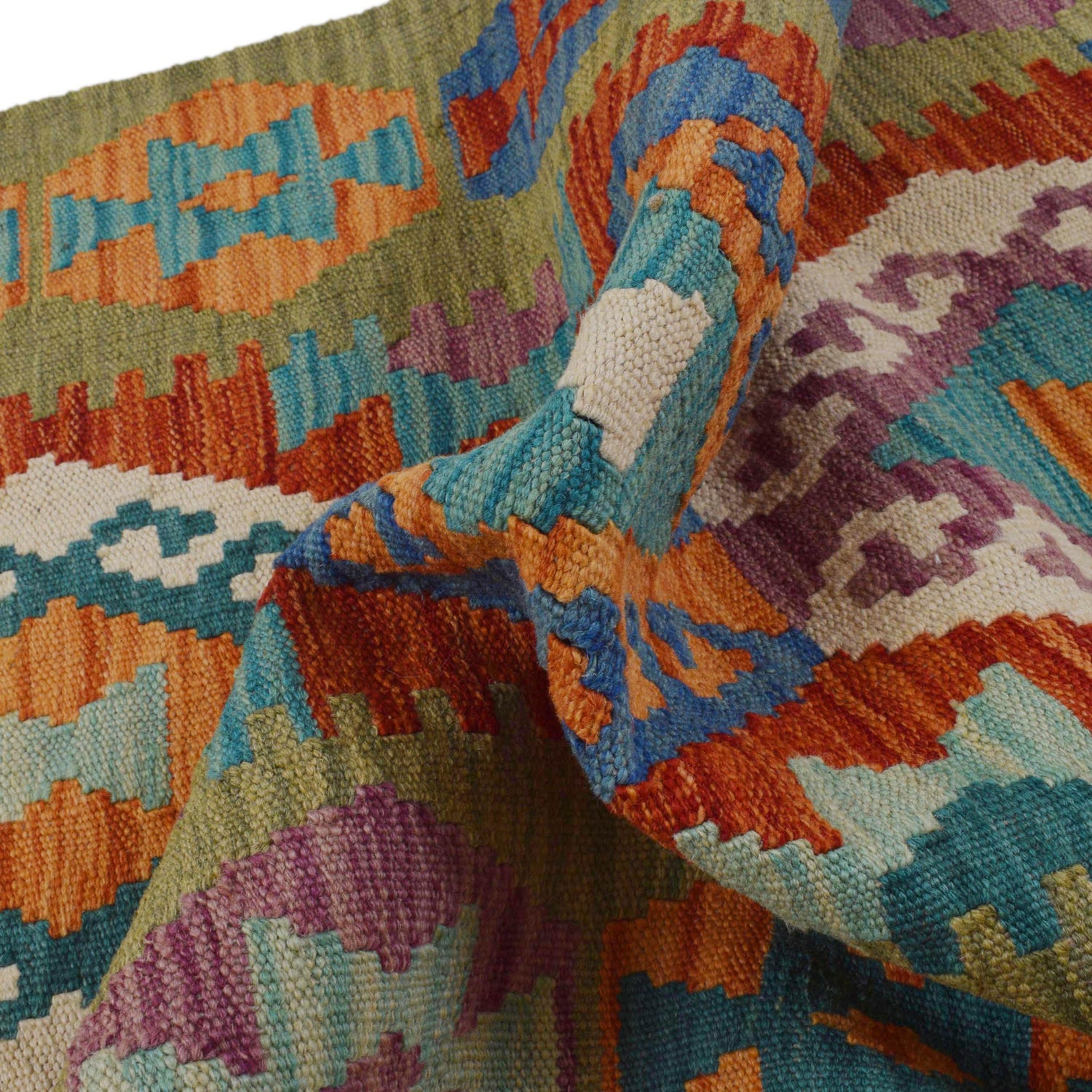 Vegetable Kilim Runner 2' 0" x 6' 9" (ft)- No. P36212