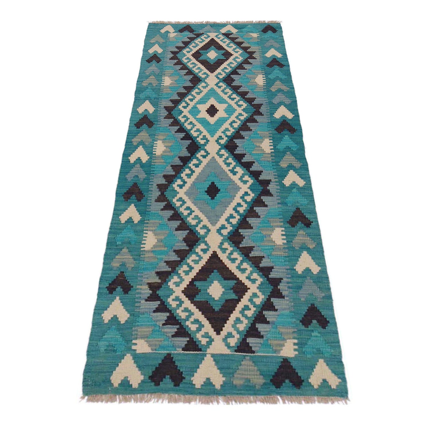 Vegetable Kelim Runner 2' 0" x 6' 6" (ft)- No. P36213