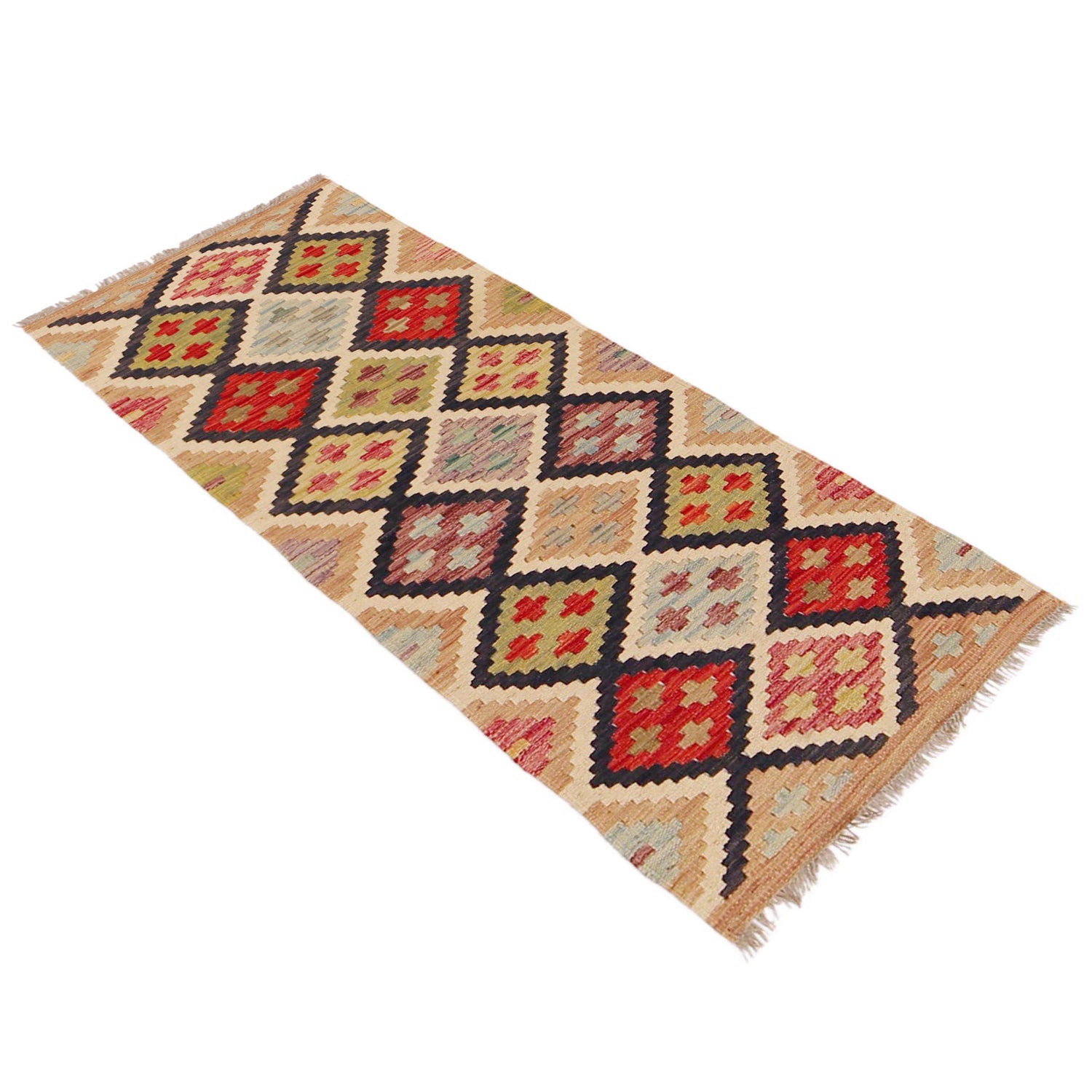 Vegetable Kilim Runner 1' 8" x 5' 0" (ft)- No. P36214