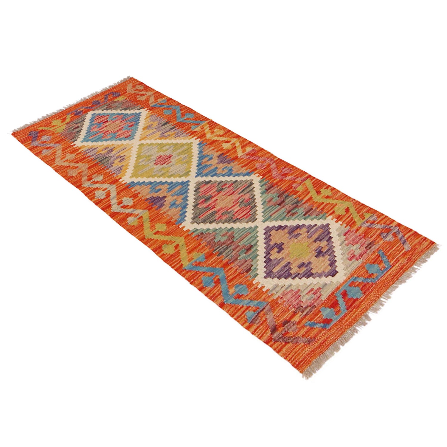 Vegetable Kelim Runner 1' 9" x 4' 10" (ft)- No. P36215