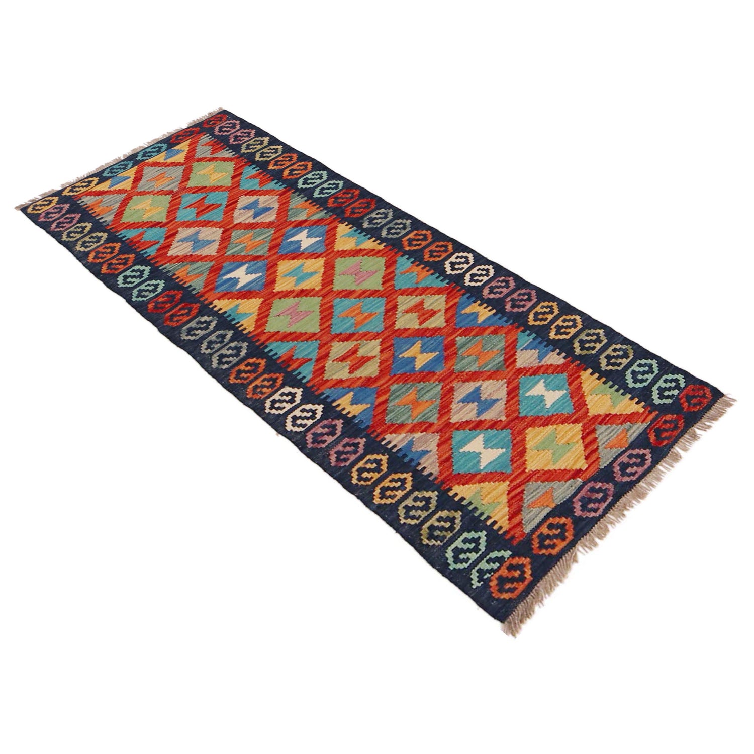 Vegetable Kelim Runner 1' 9" x 4' 9" (ft)- No. P36217
