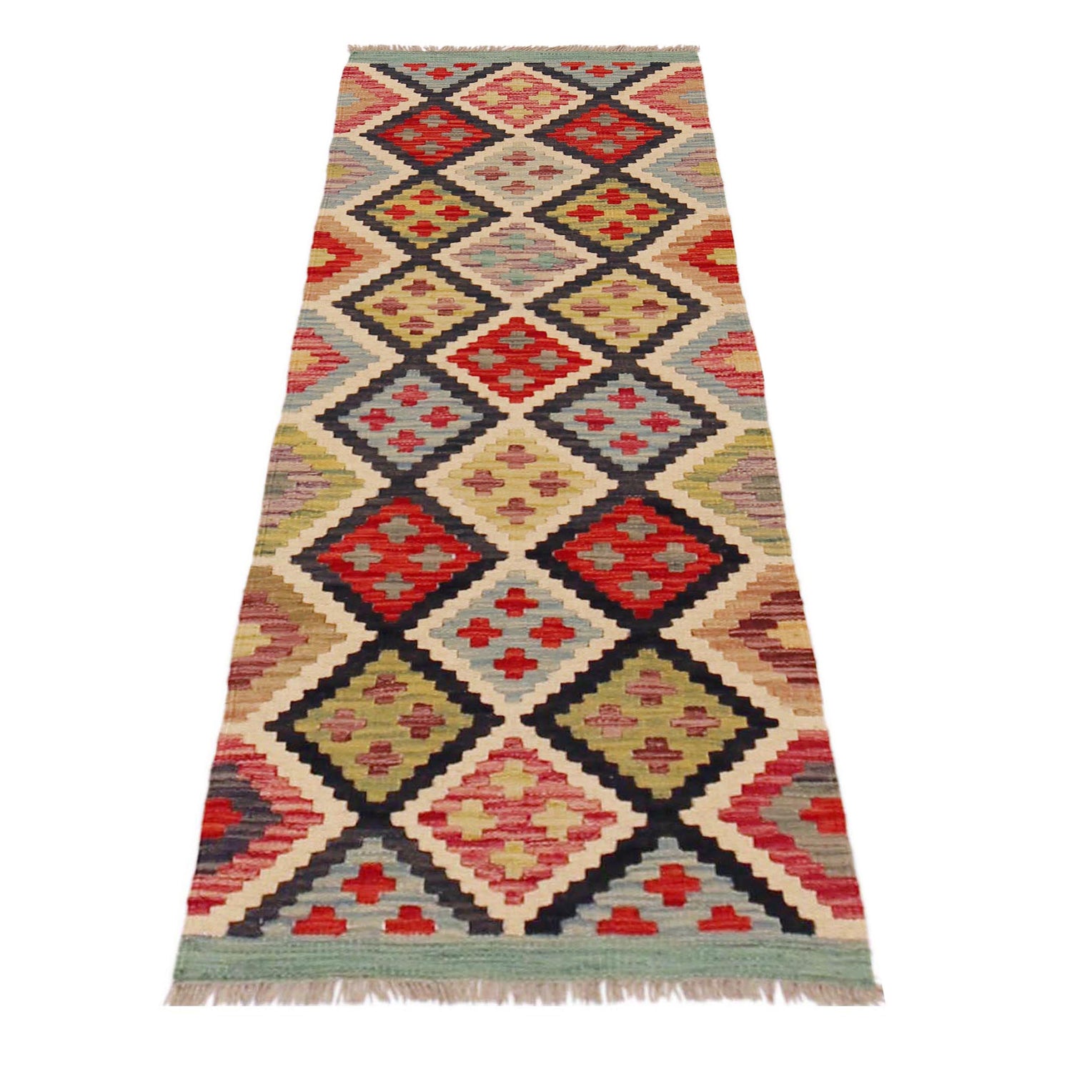 Vegetable Kelim Runner 1' 9" x 4' 11" (ft)- No. P36222