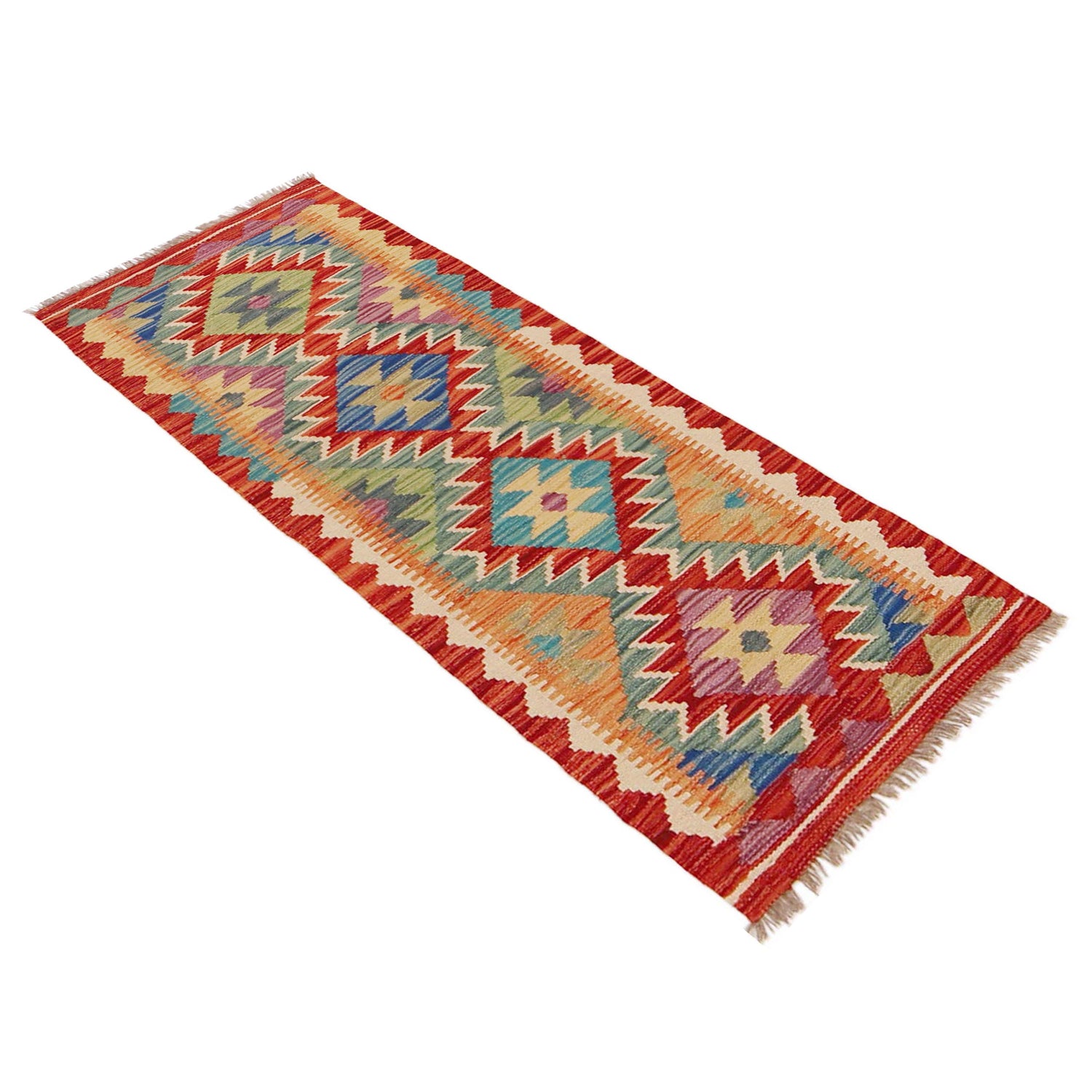 Vegetable Kilim Runner 1' 7" x 4' 9" (ft)- No. P36223