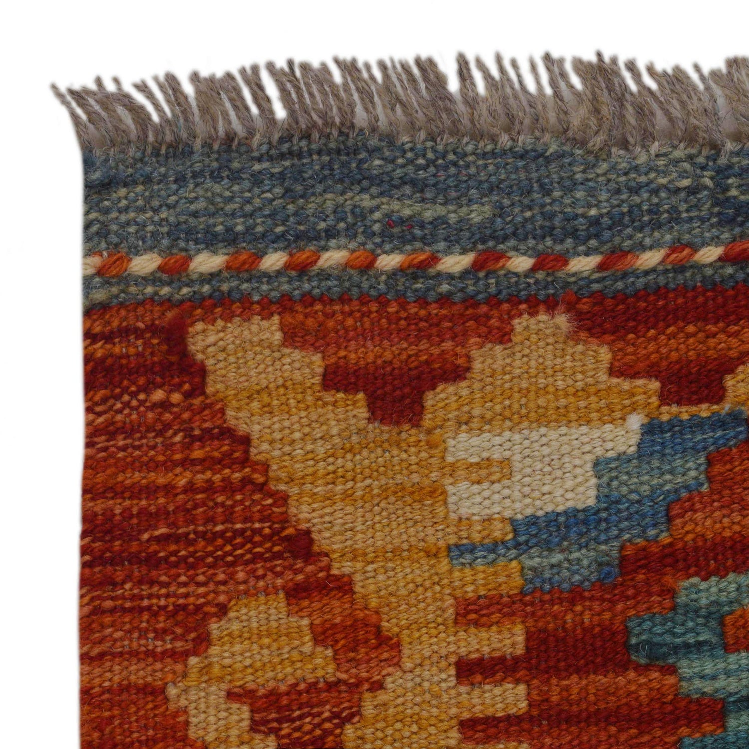 Handmade Vegetable Kelim 2' 8" x 4' 0" (ft) - No. P36226