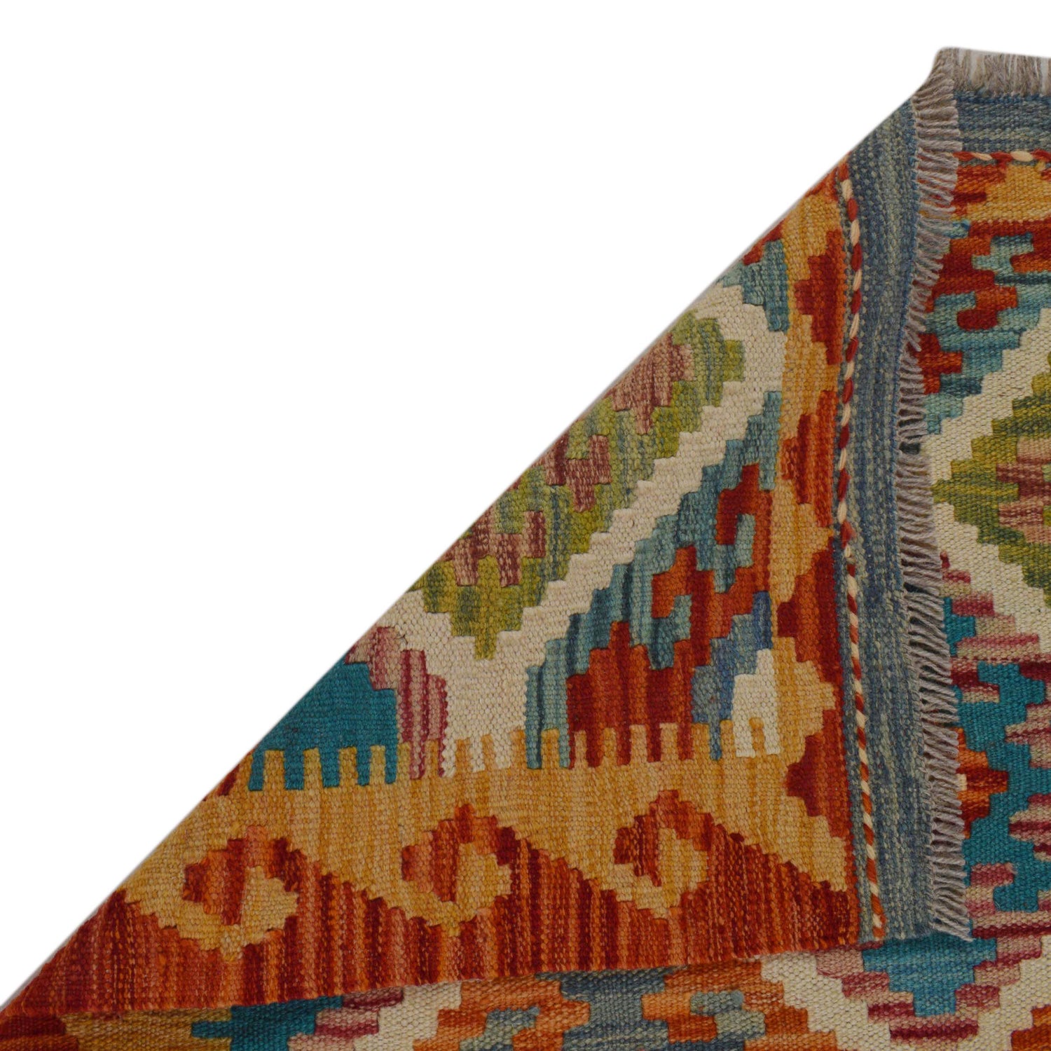 Handmade Vegetable Kelim 2' 8" x 4' 0" (ft) - No. P36226