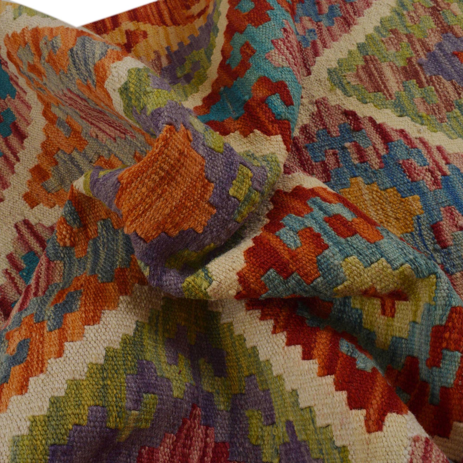 Handmade Vegetable Kelim 2' 8" x 4' 0" (ft) - No. P36226