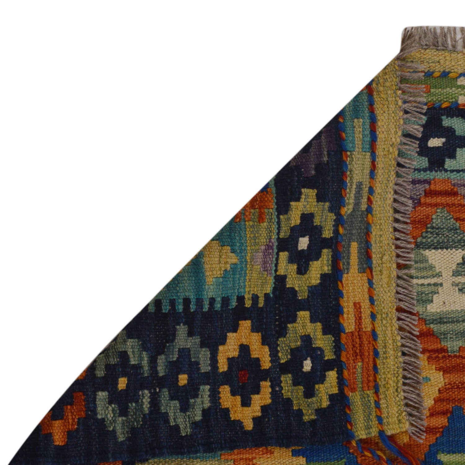 Handmade Vegetable Kilim 2' 9" x 4' 0" (ft) - No. P36227