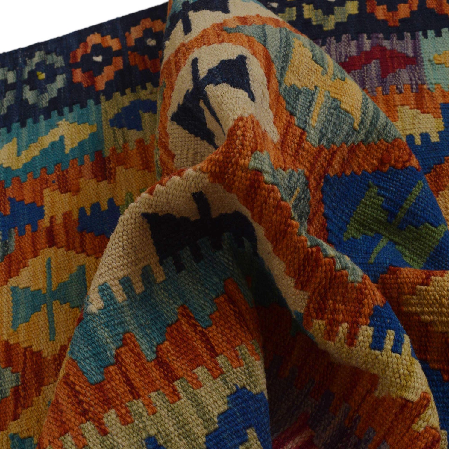 Handmade Vegetable Kilim 2' 9" x 4' 0" (ft) - No. P36227