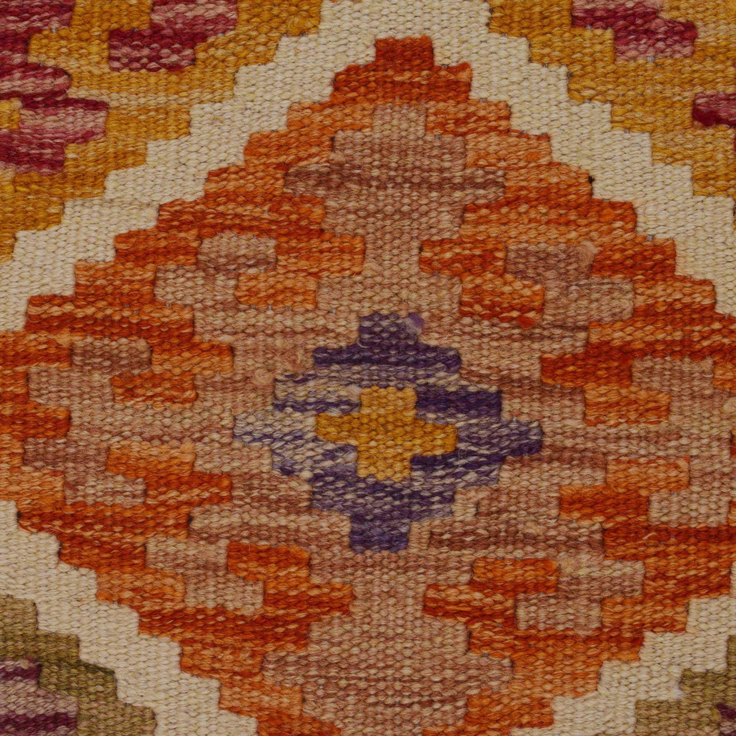 Handmade Vegetable Kelim 2' 7" x 4' 2" (ft) - No. P36228