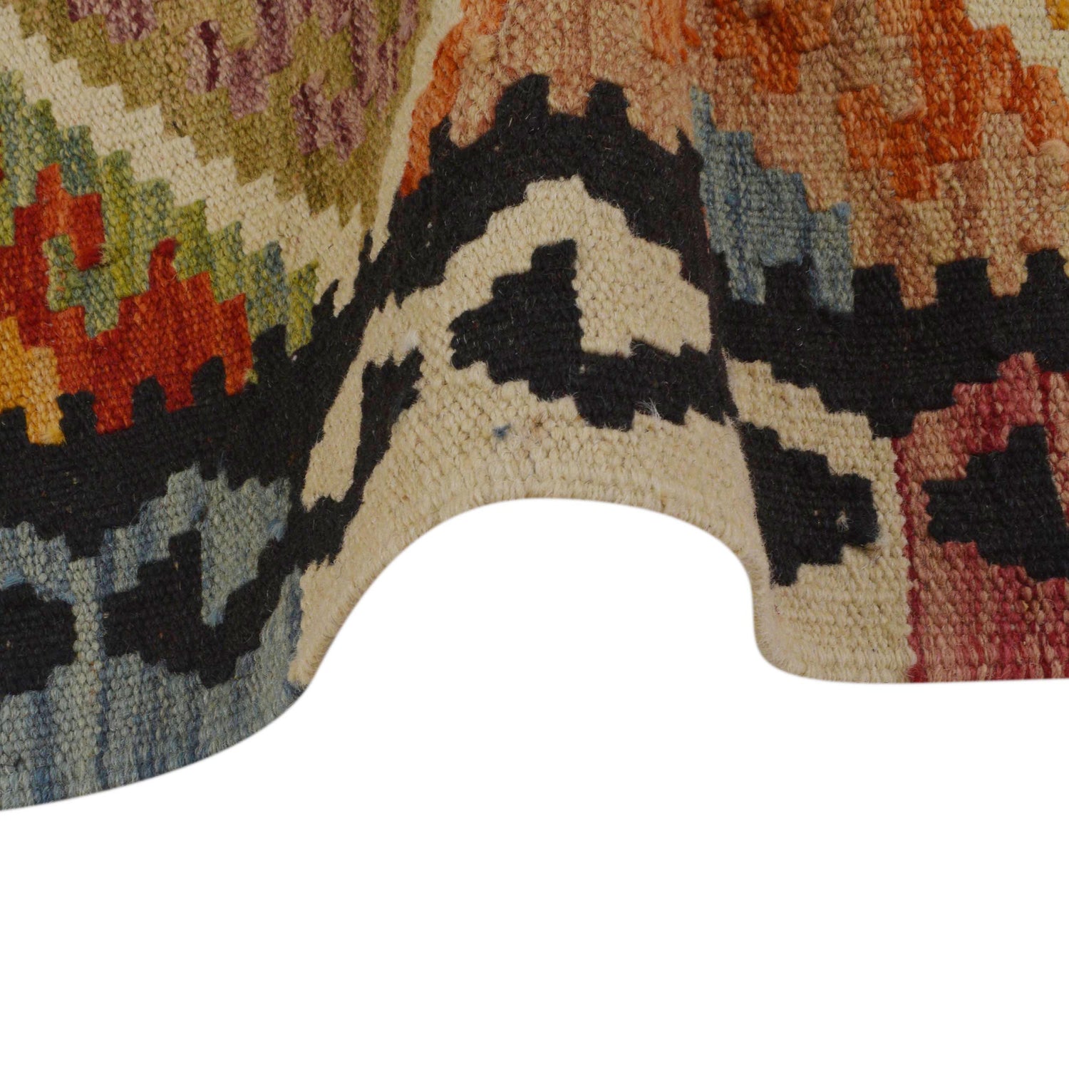 Handmade Vegetable Kelim 2' 7" x 4' 2" (ft) - No. P36228