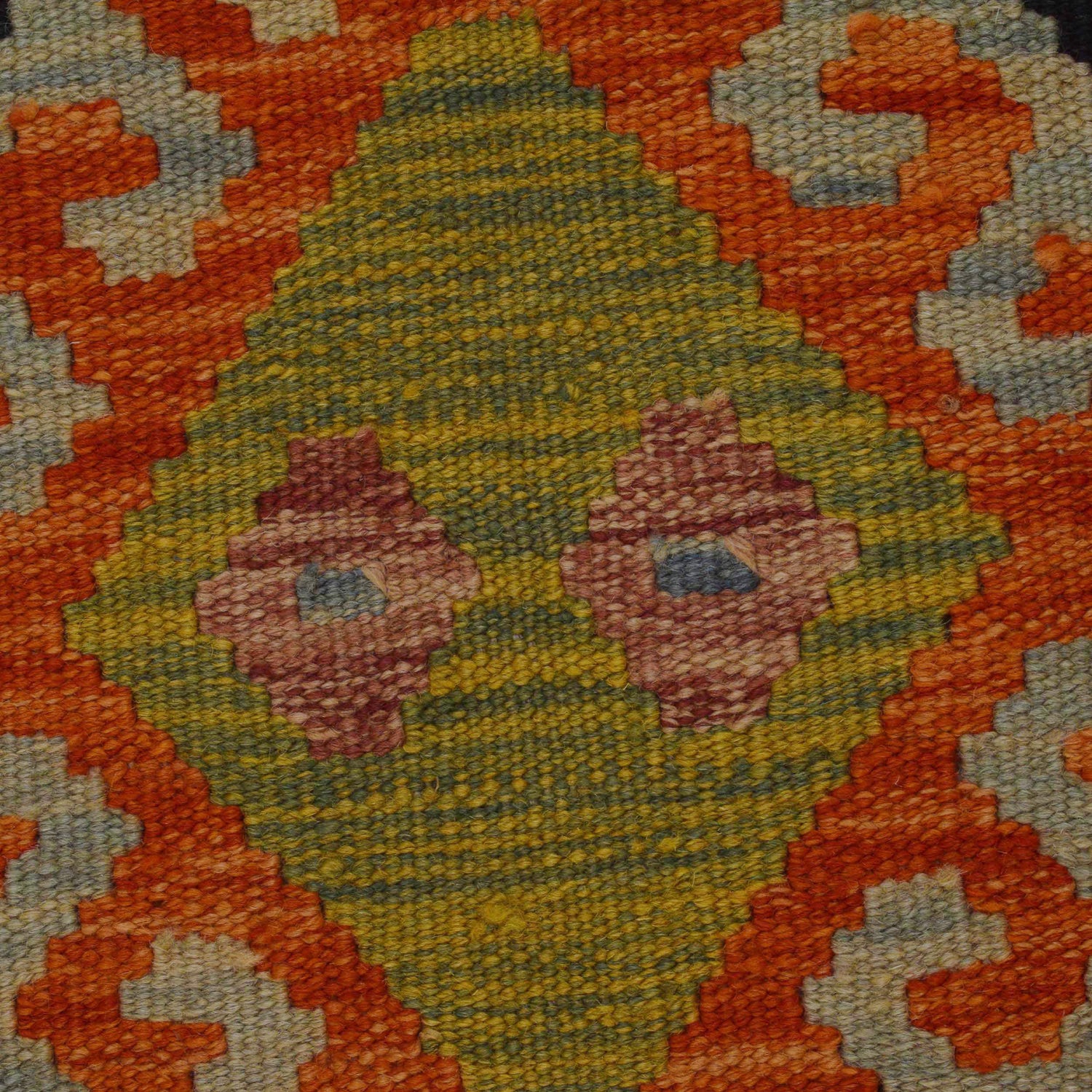 Handmade Vegetable Kilim 2' 7" x 4' 2" (ft) - No. P36229