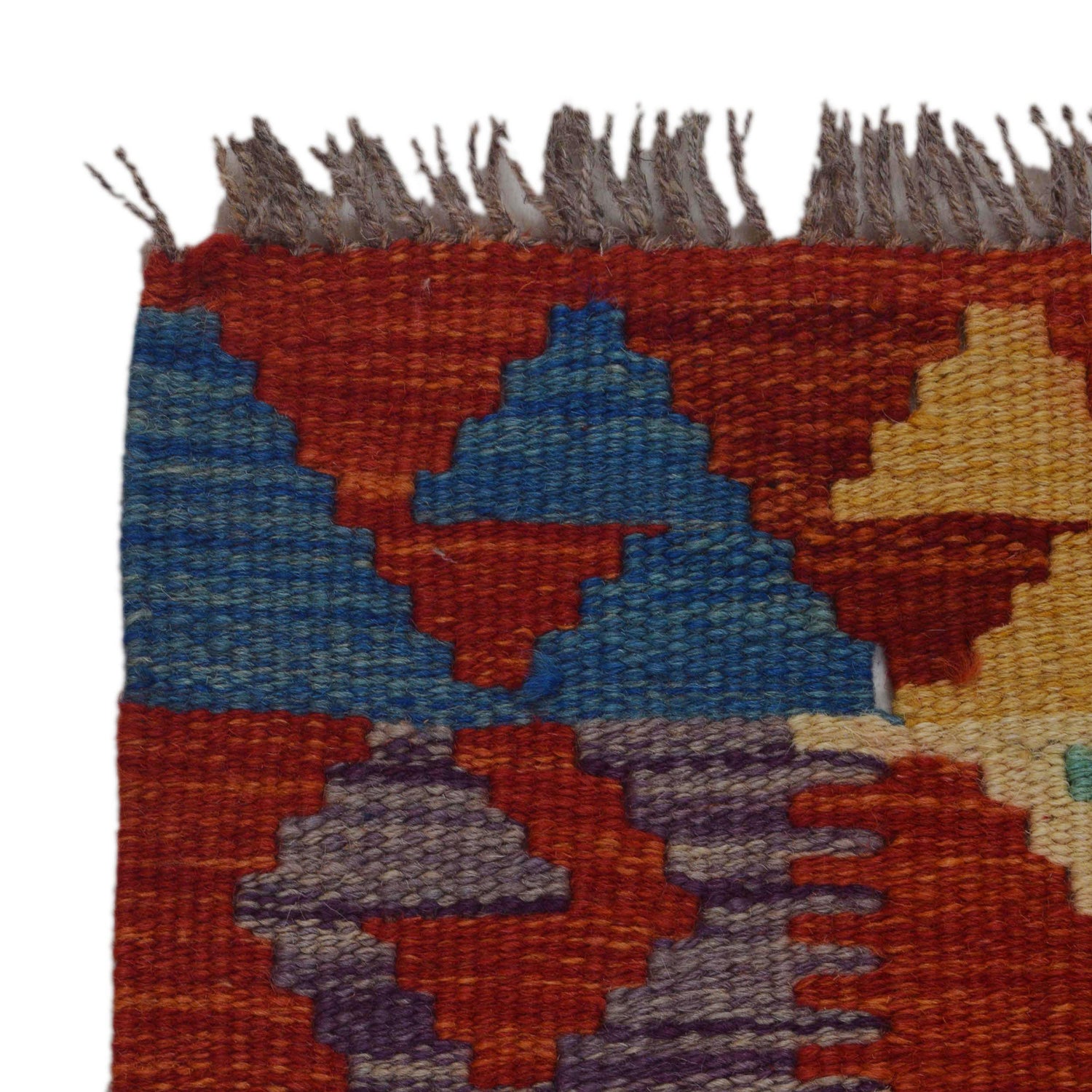 Handmade Vegetable Kelim 2' 9" x 3' 11" (ft) - No. P36230