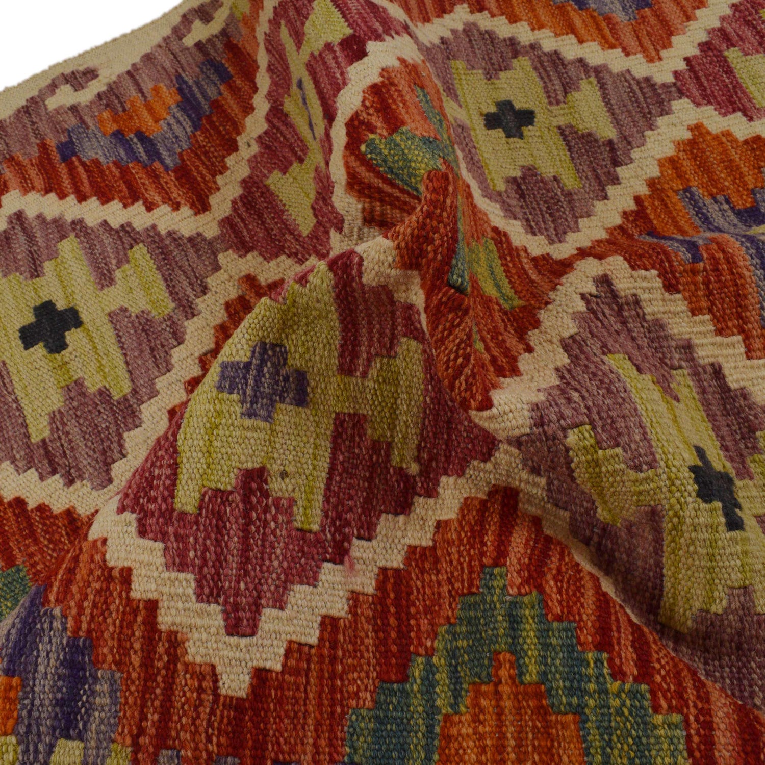 Handmade Vegetable Kilim 2' 6" x 4' 2" (ft) - No. P36231