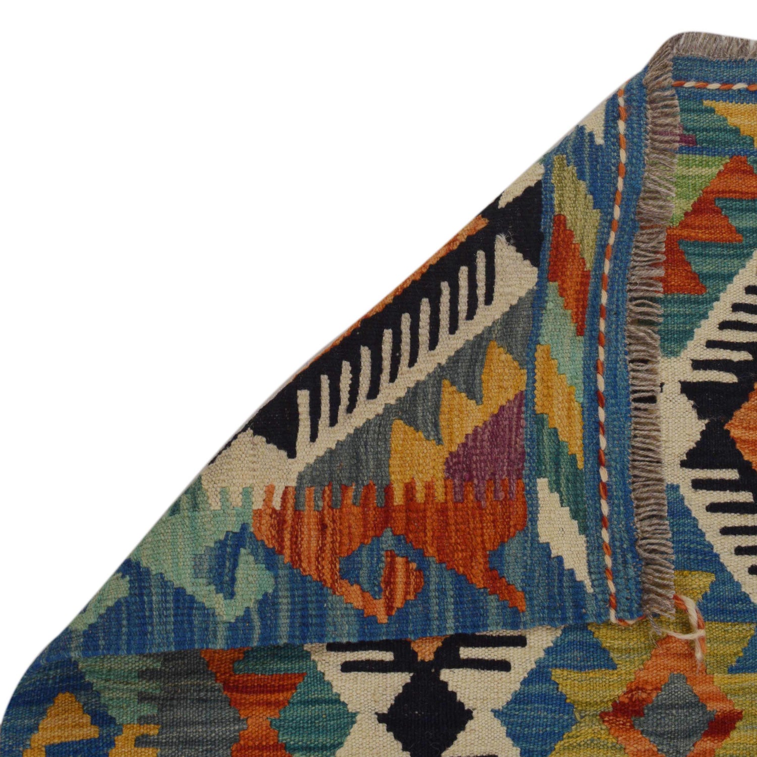 Handmade Vegetable Kilim 2' 10" x 4' 2" (ft) - No. P36233
