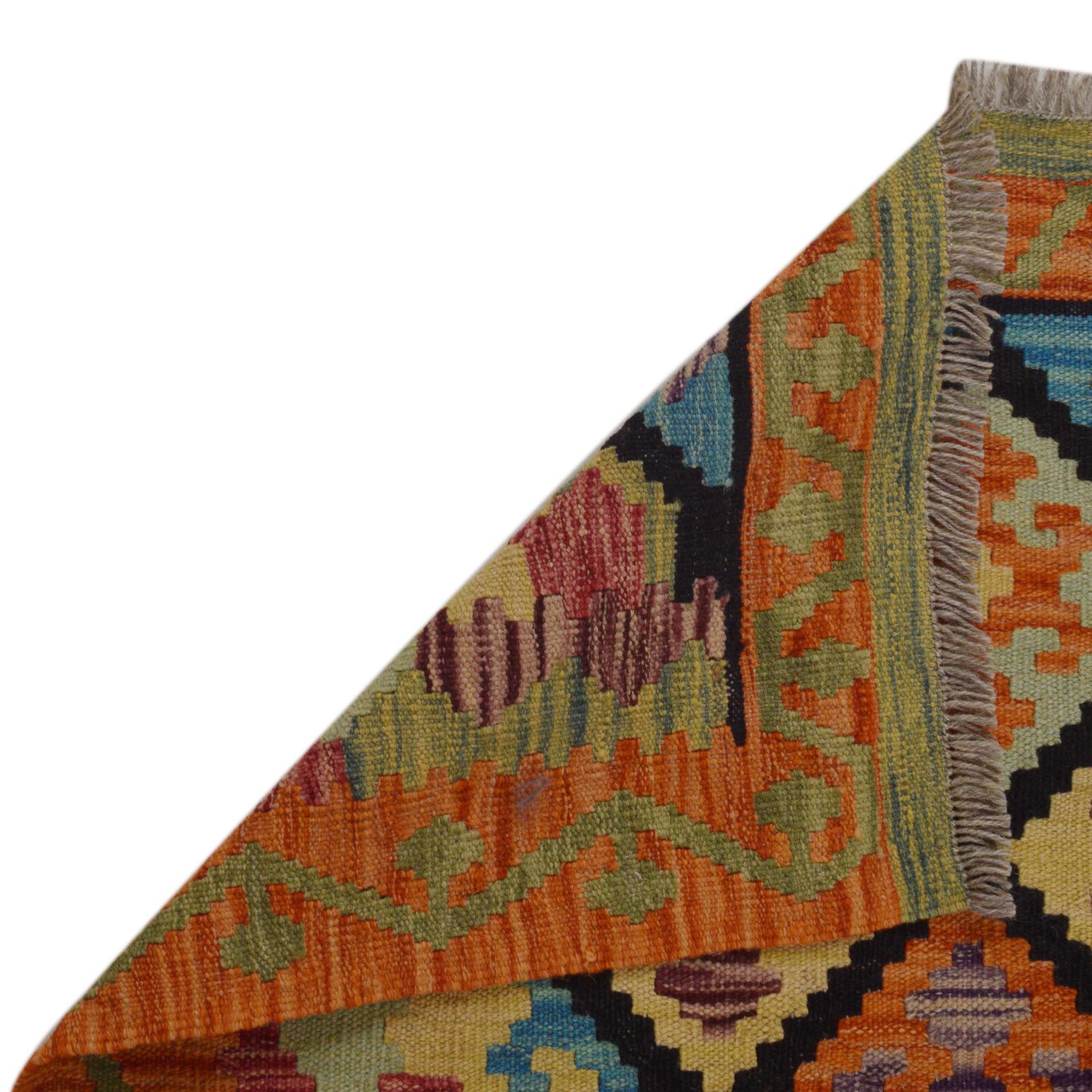 Handmade Vegetable Kelim 2' 10" x 4' 0" (ft) - No. P36234