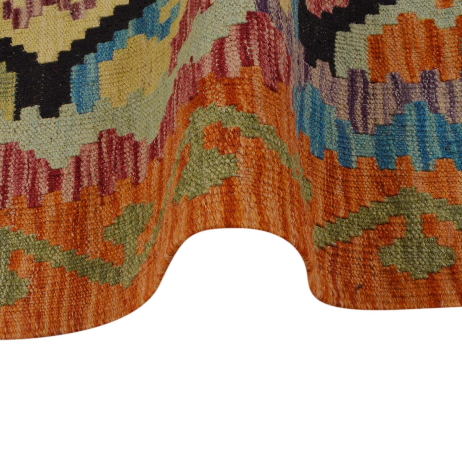 Handmade Vegetable Kelim 2' 10" x 4' 0" (ft) - No. P36234