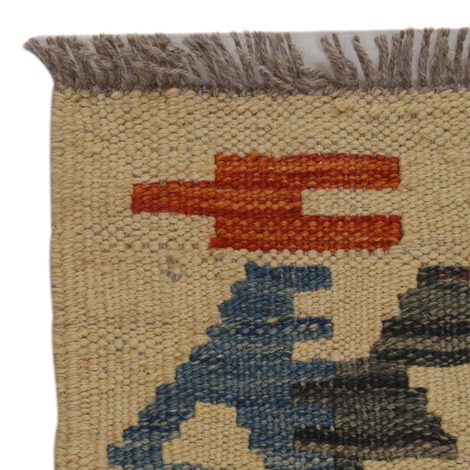 Handmade Vegetable Kelim 2' 9" x 3' 11" (ft) - No. P36238