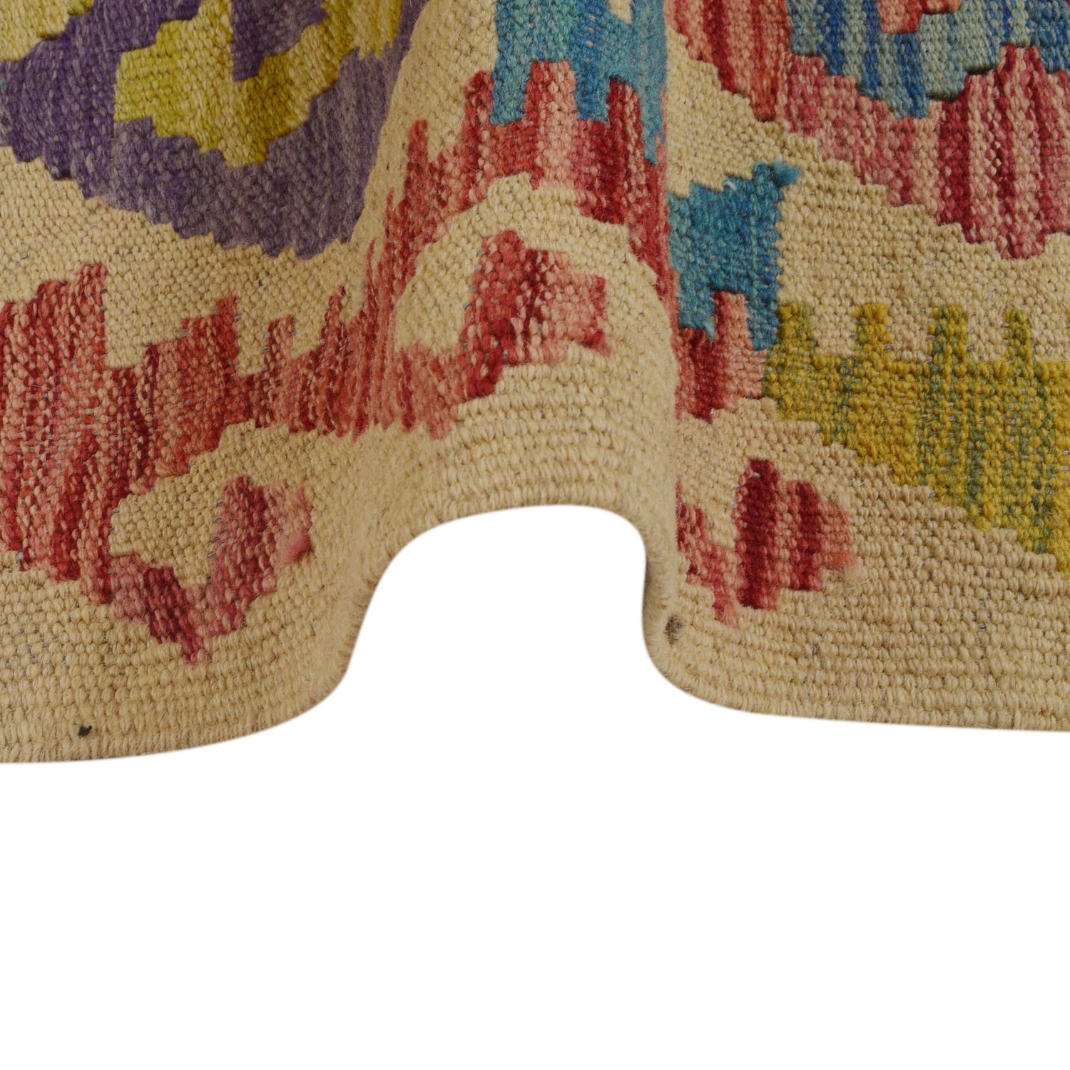 Handmade Vegetable Kelim 2' 9" x 3' 11" (ft) - No. P36238