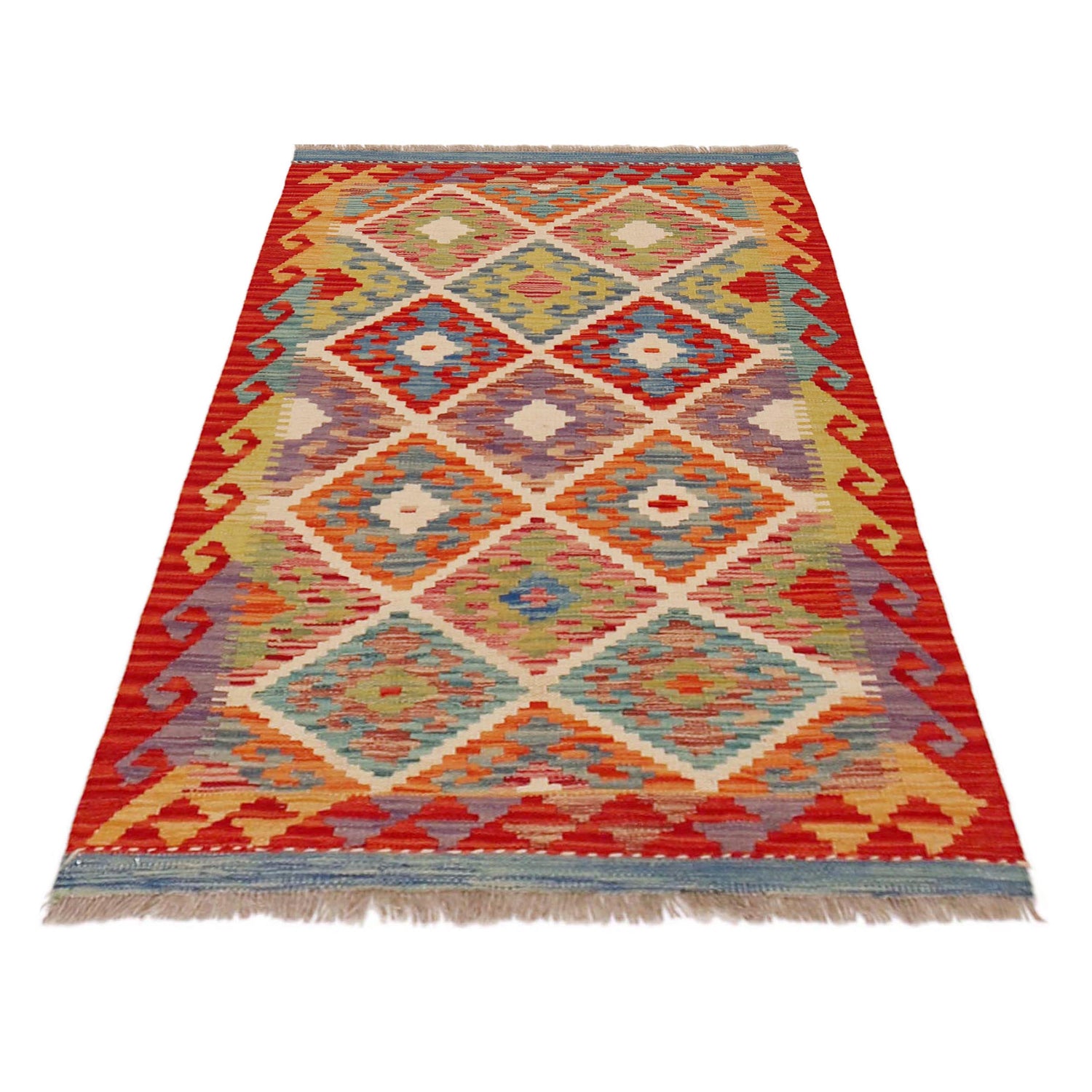 Handmade Vegetable Kilim 2' 6" x 4' 3" (ft) - No. P36241