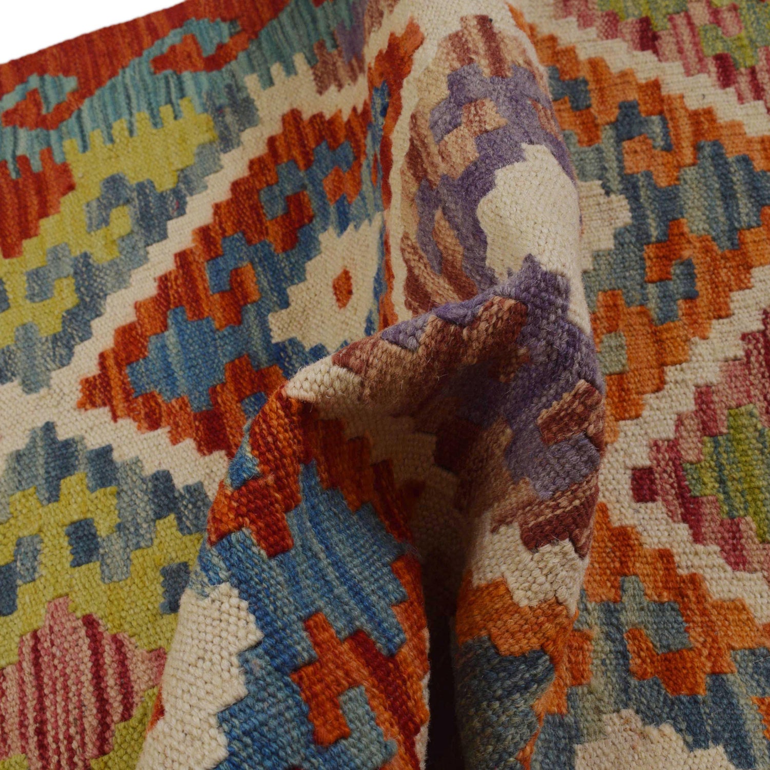 Handmade Vegetable Kilim 2' 6" x 4' 3" (ft) - No. P36241