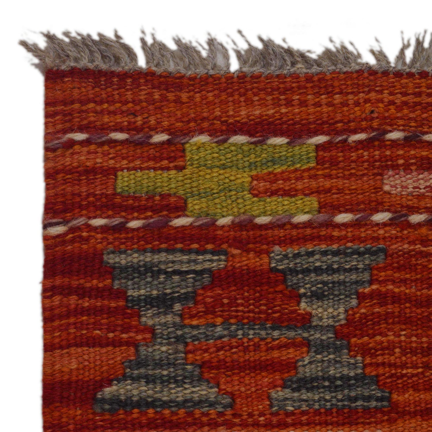 Handmade Vegetable Kelim 2' 6" x 4' 2" (ft) - No. P36242