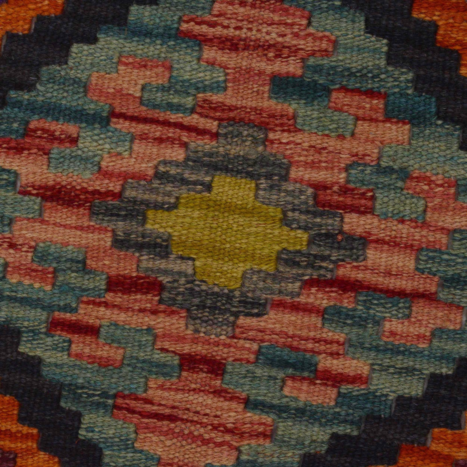 Handmade Vegetable Kelim 2' 6" x 4' 2" (ft) - No. P36242