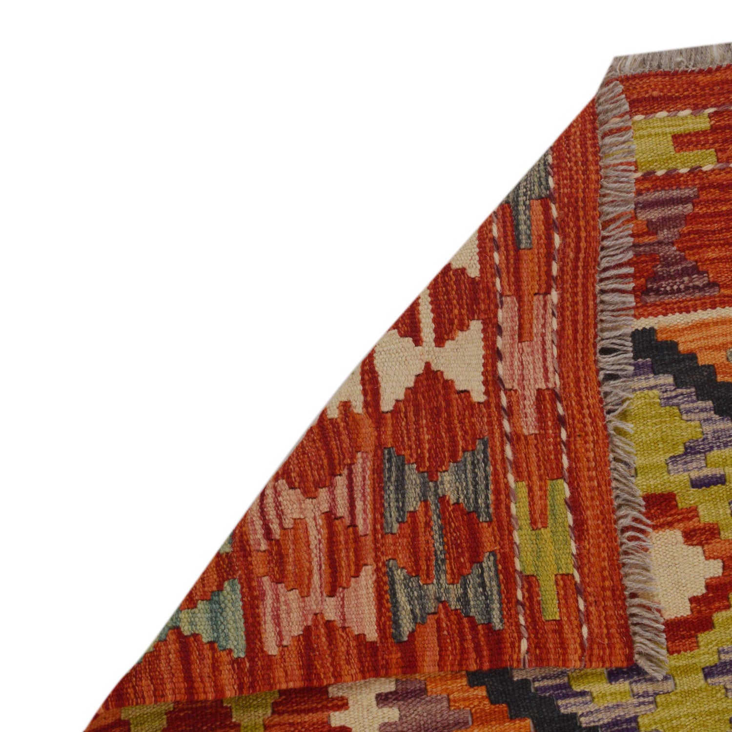 Handmade Vegetable Kelim 2' 6" x 4' 2" (ft) - No. P36242