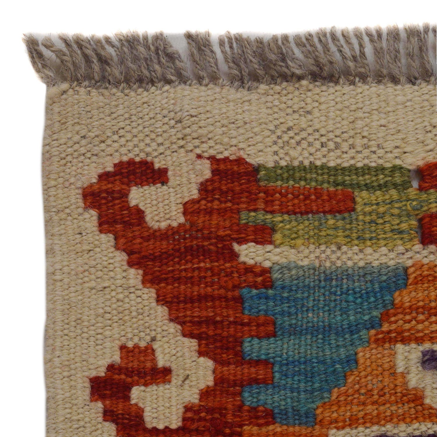 Handmade Vegetable Kilim 2' 6" x 4' 2" (ft) - No. P36245