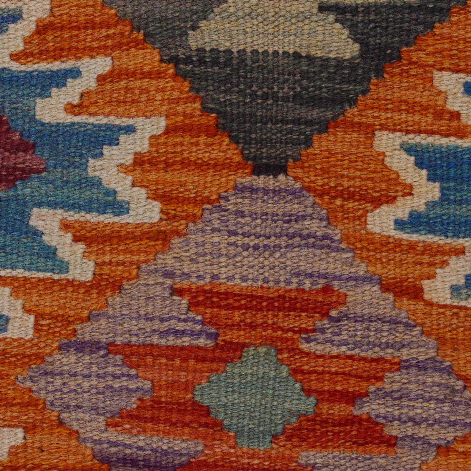 Handmade Vegetable Kilim 2' 6" x 4' 2" (ft) - No. P36245