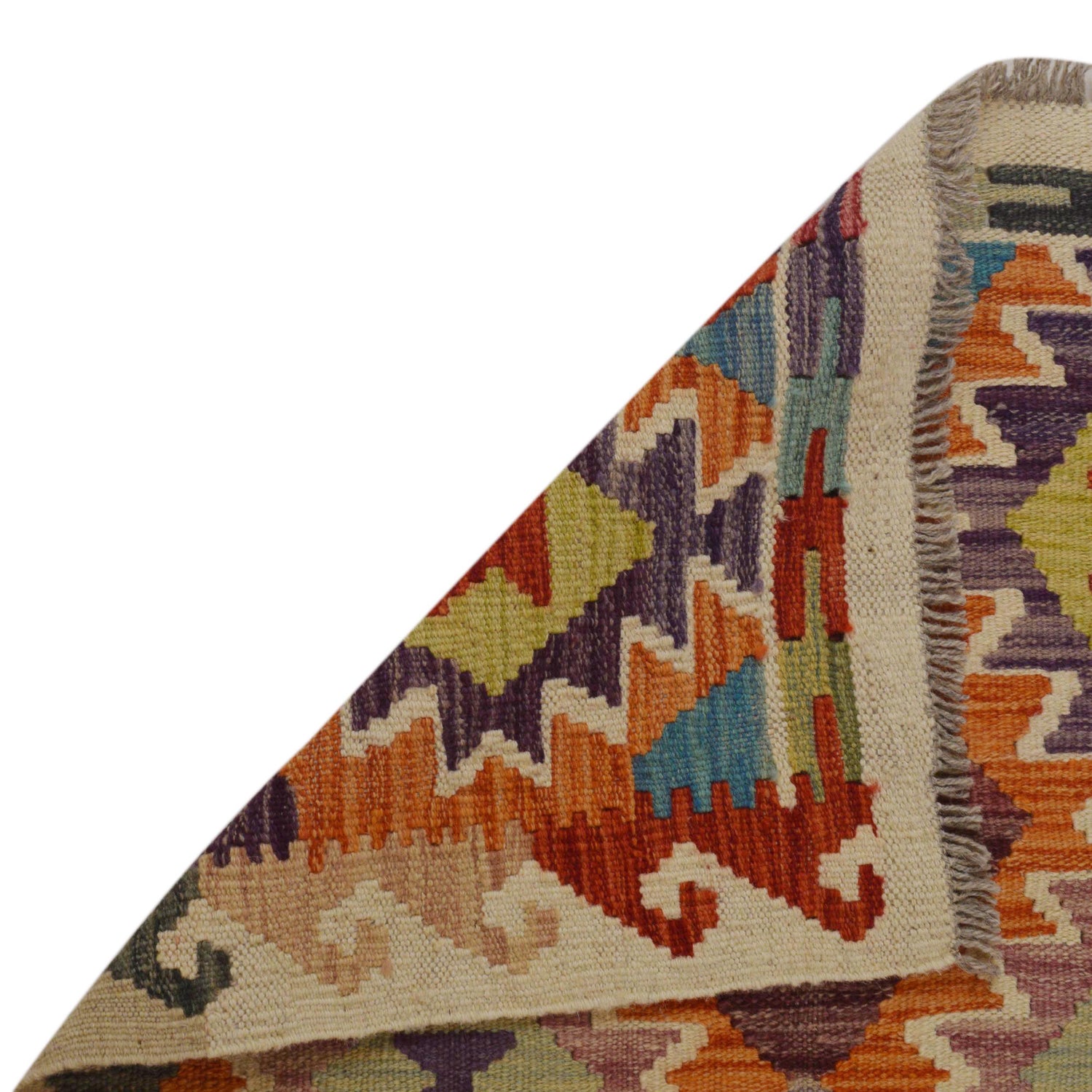 Handmade Vegetable Kilim 2' 6" x 4' 2" (ft) - No. P36245