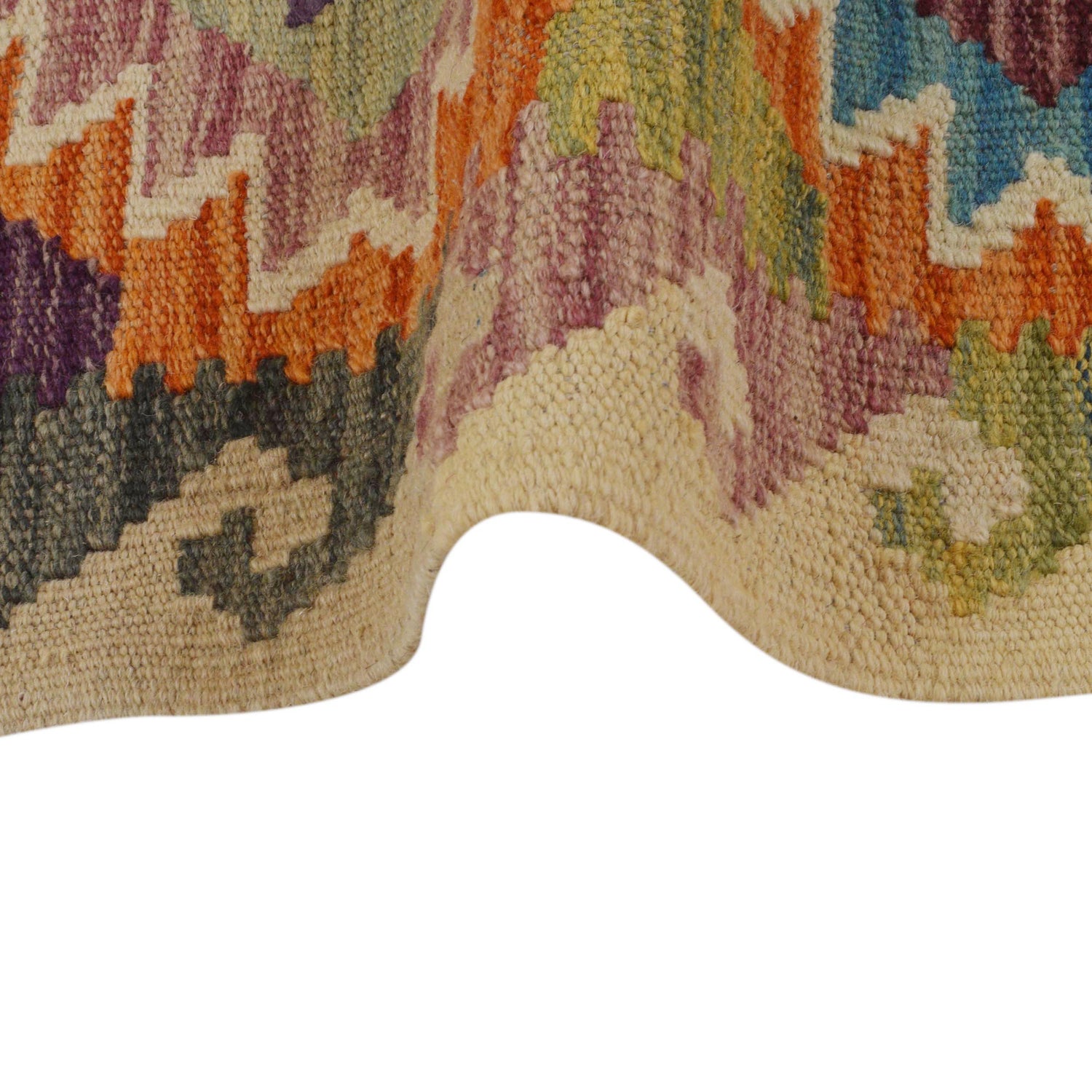 Handmade Vegetable Kilim 2' 6" x 4' 2" (ft) - No. P36245