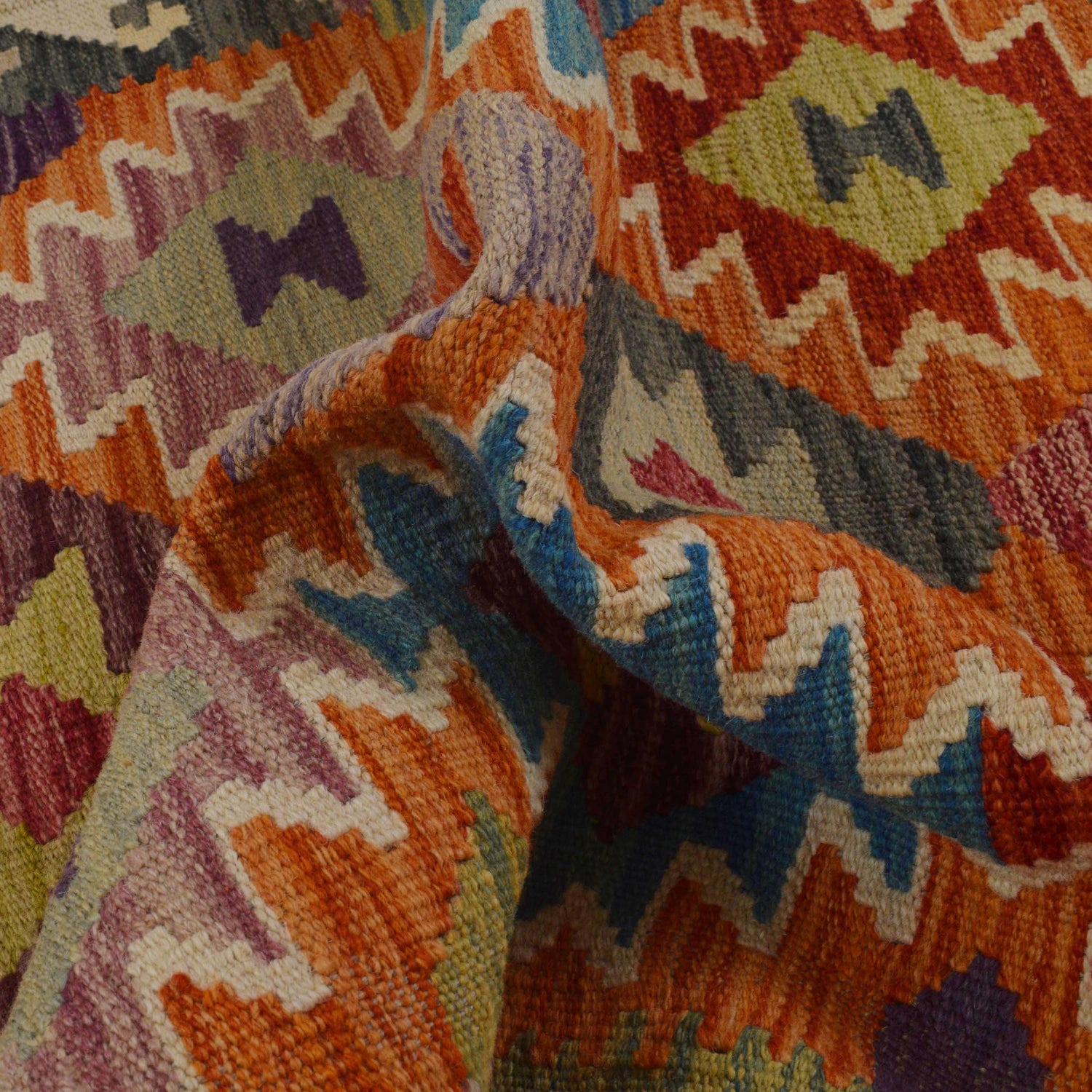 Handmade Vegetable Kilim 2' 6" x 4' 2" (ft) - No. P36245
