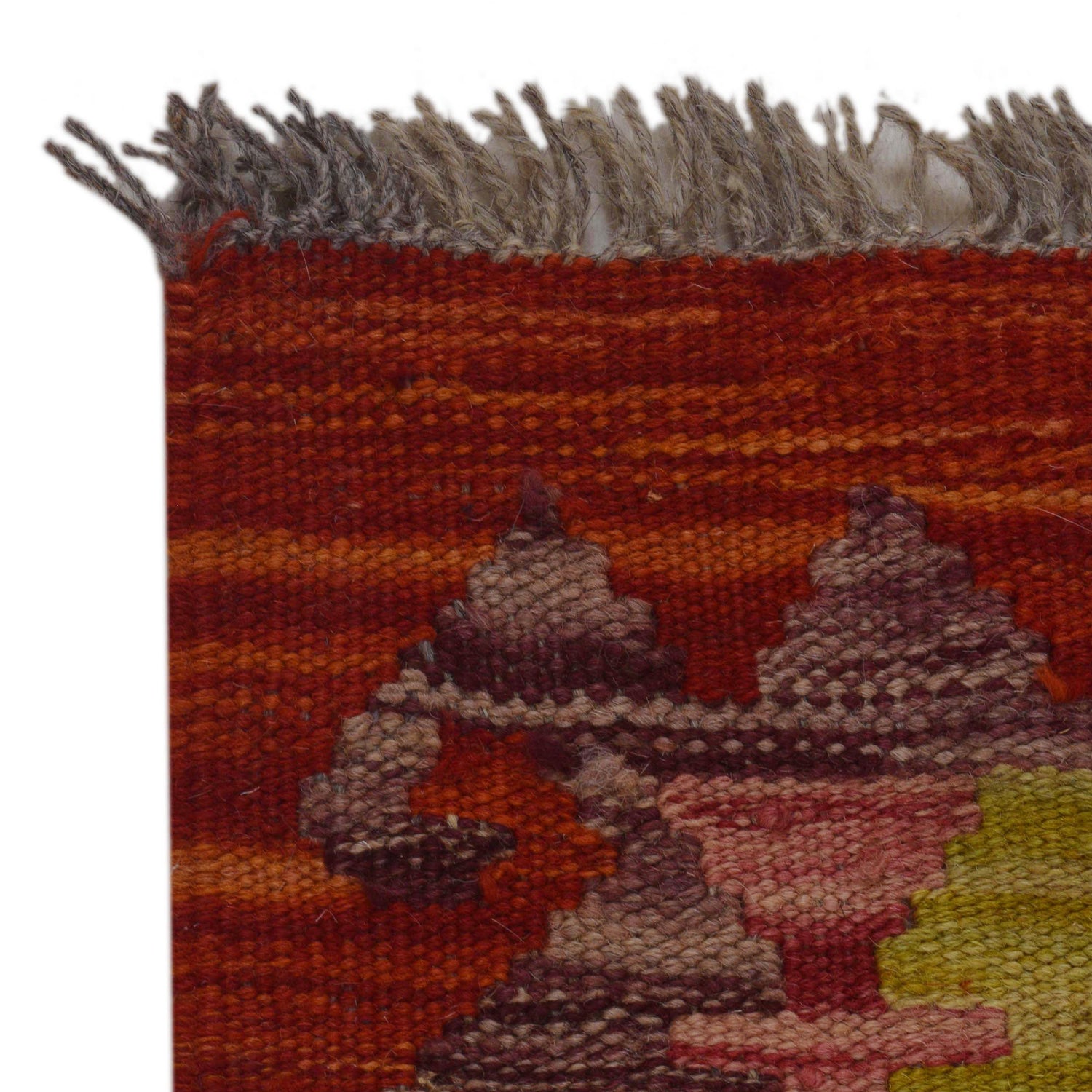 Handmade Vegetable Kelim 2' 7" x 3' 9" (ft) - No. P36246