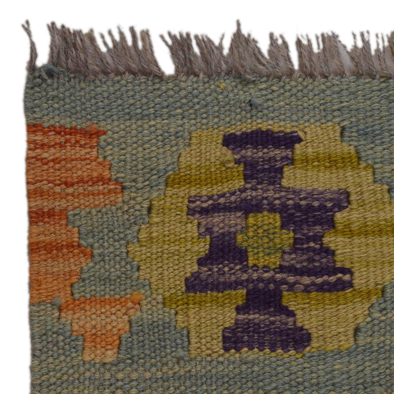 Handmade Vegetable Kelim 2' 8" x 4' 3" (ft) - No. P36248