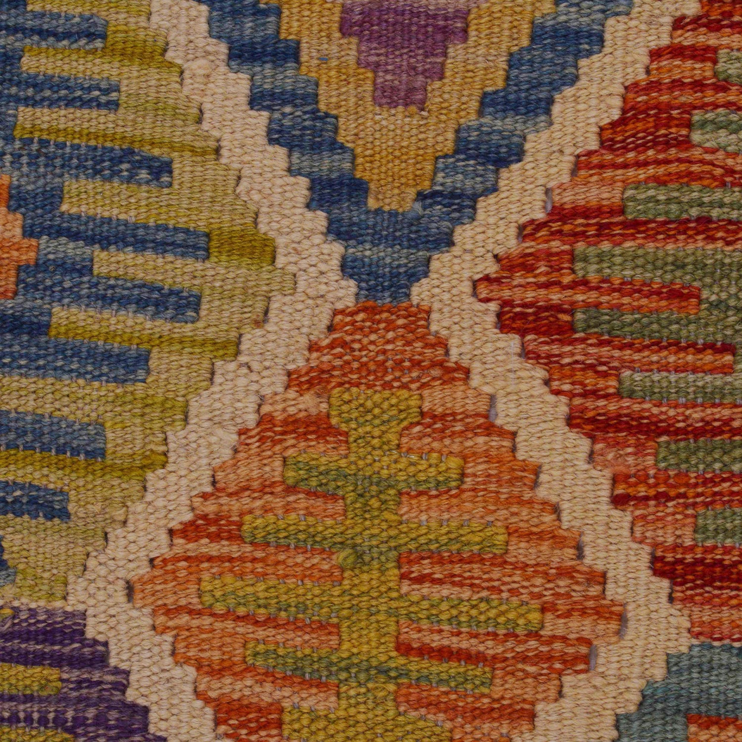 Handmade Vegetable Kelim 2' 8" x 4' 3" (ft) - No. P36248