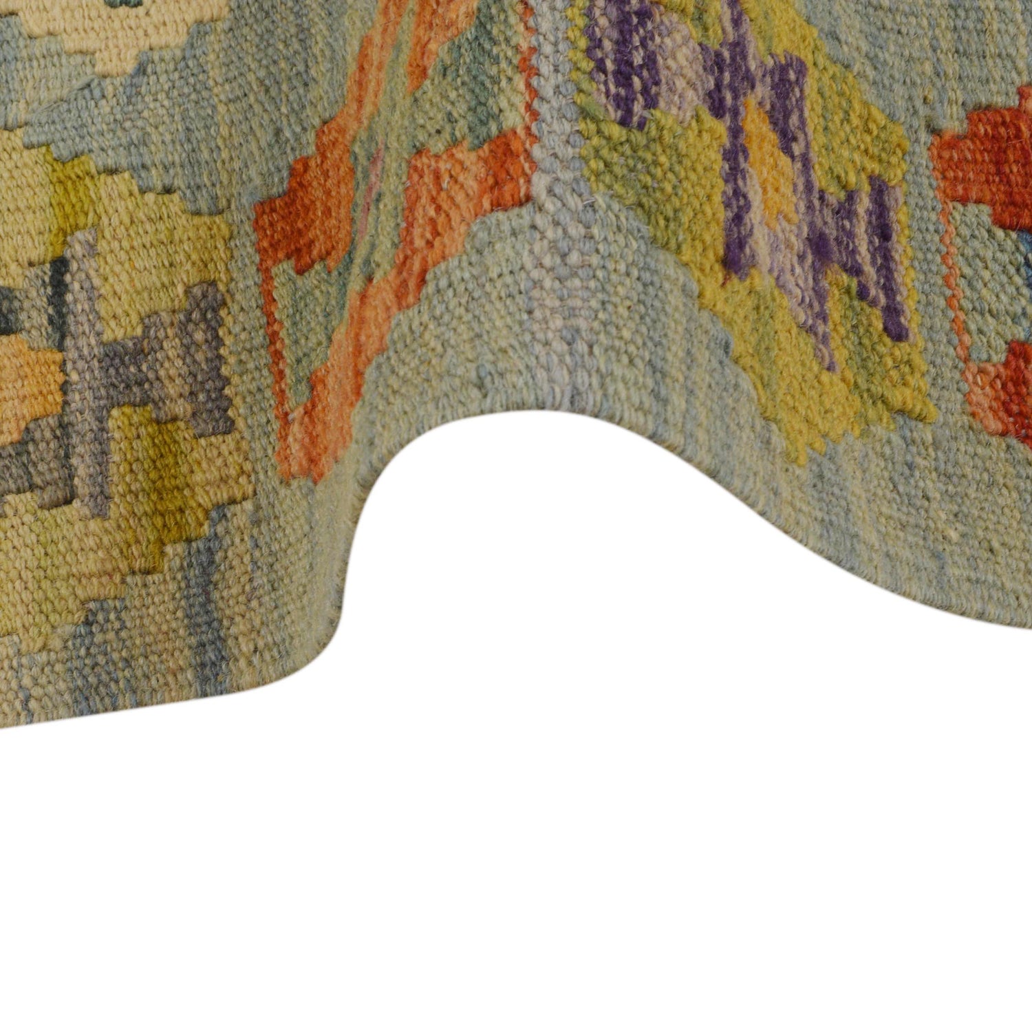 Handmade Vegetable Kelim 2' 8" x 4' 3" (ft) - No. P36248