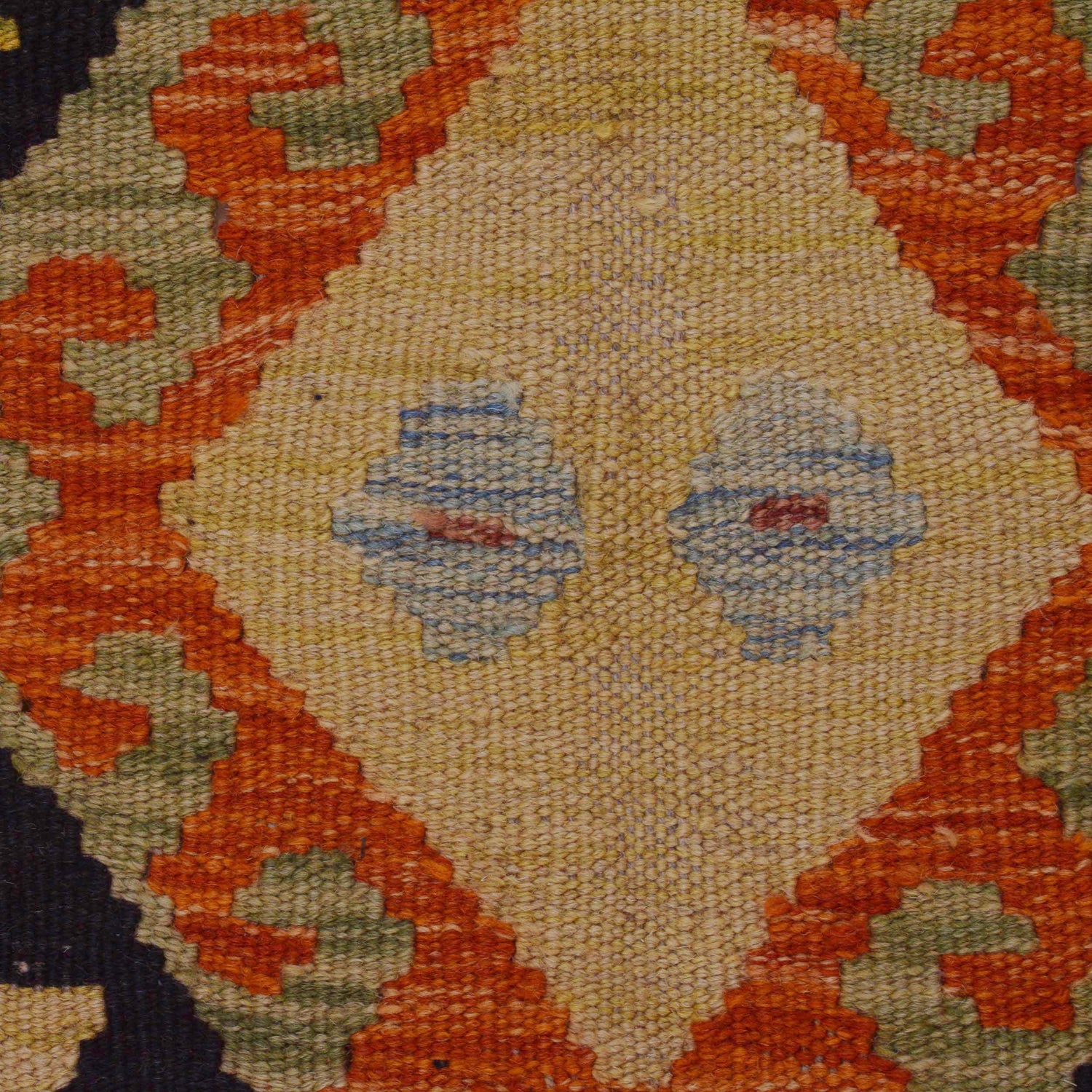 Handmade Vegetable Kelim 2' 9" x 4' 4" (ft) - No. P36250