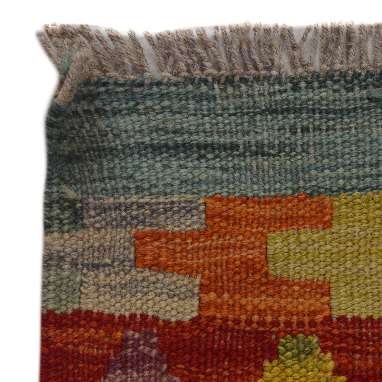 Handmade Vegetable Kilim 2' 7" x 4' 2" (ft) - No. P36251
